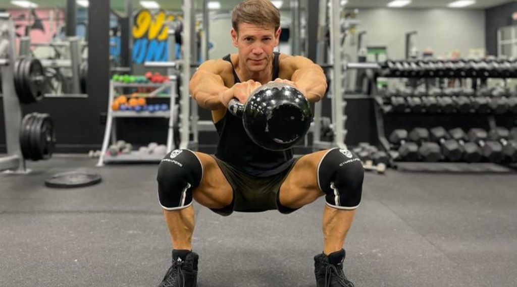 Traveling Kettlebell Squats