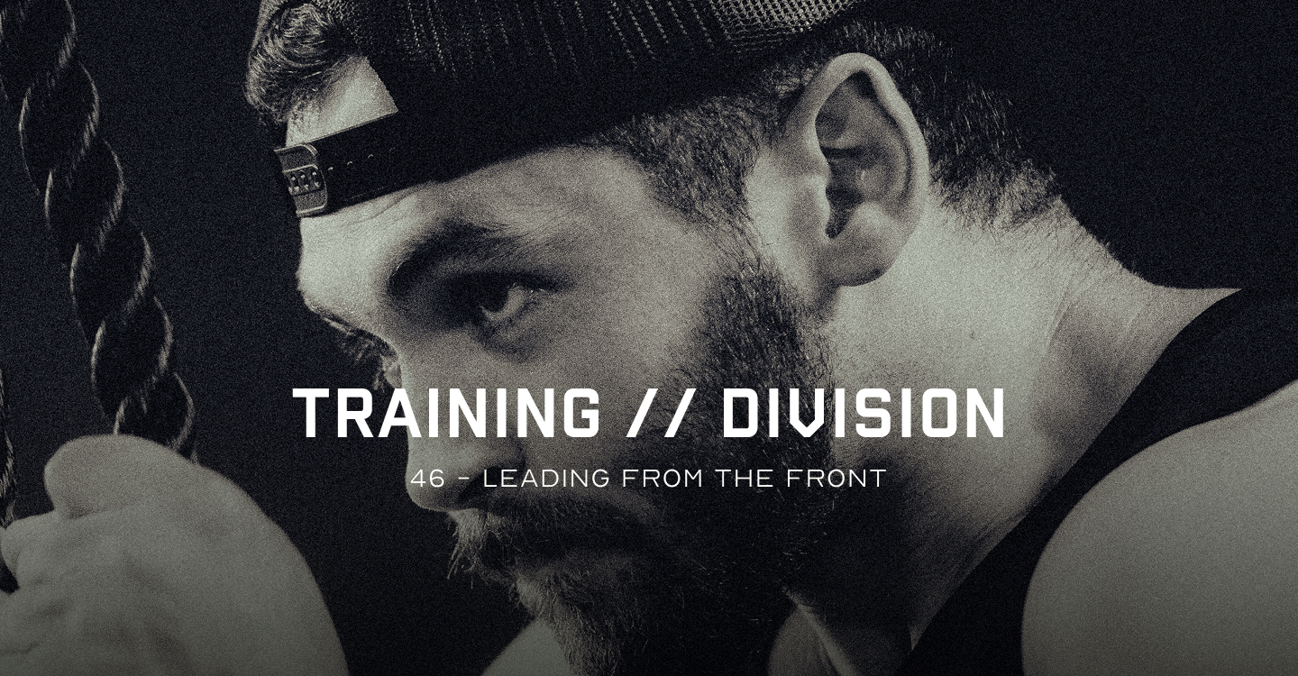 leading from the front