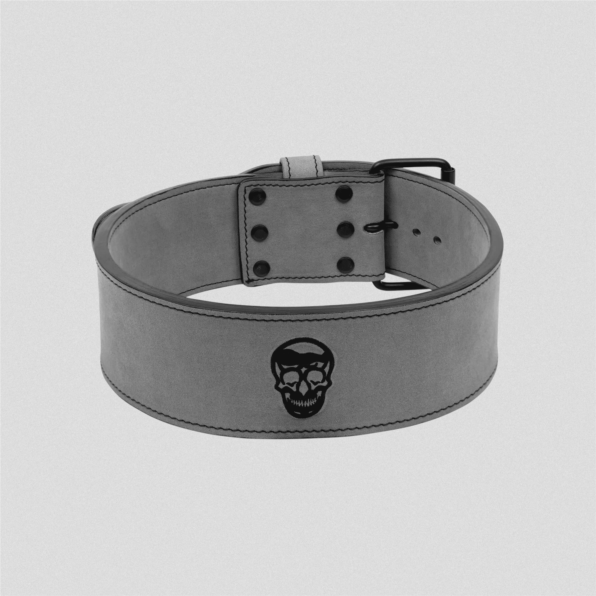 Gymreapers 10mm single prong belt in the gray colorway