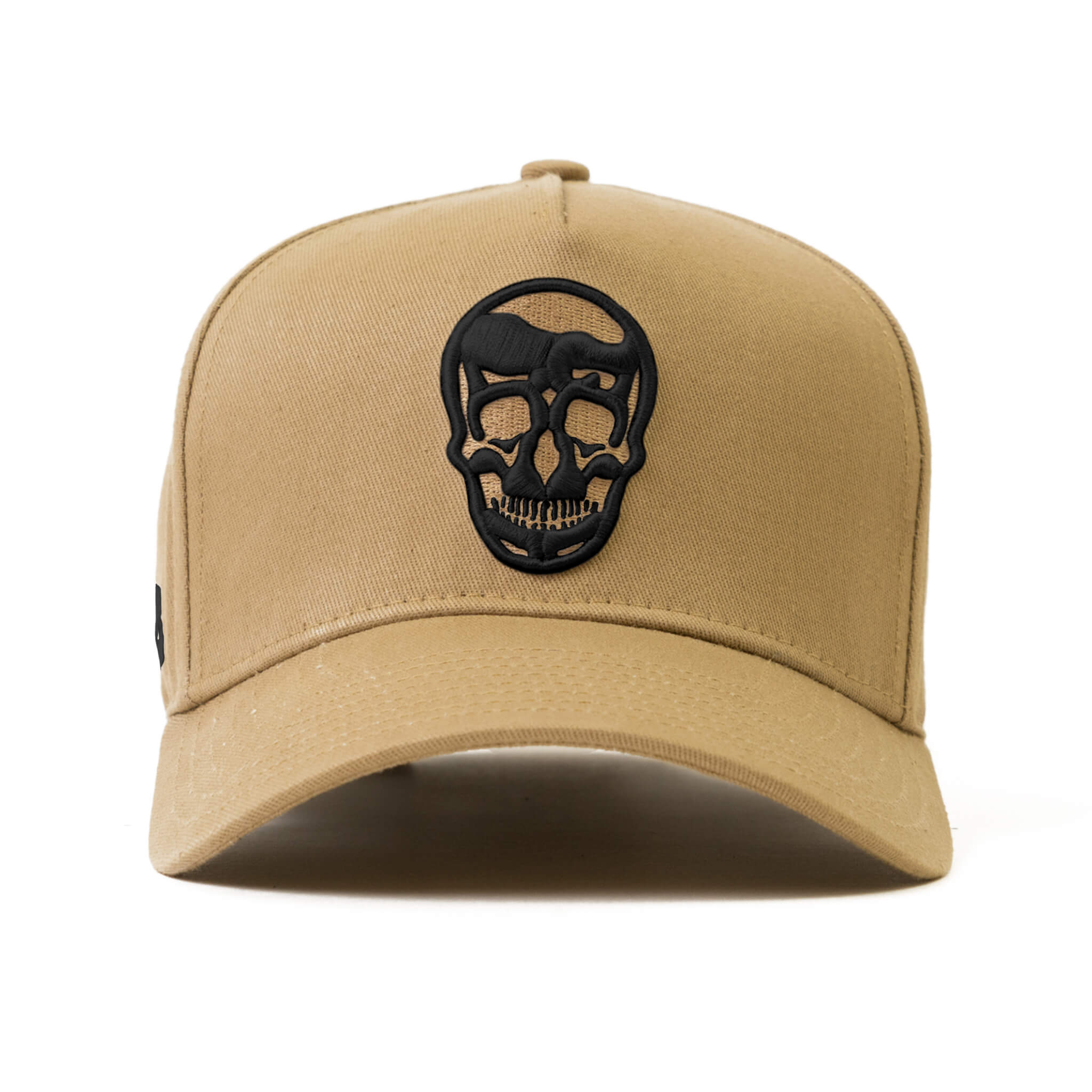 5 panel tan black front