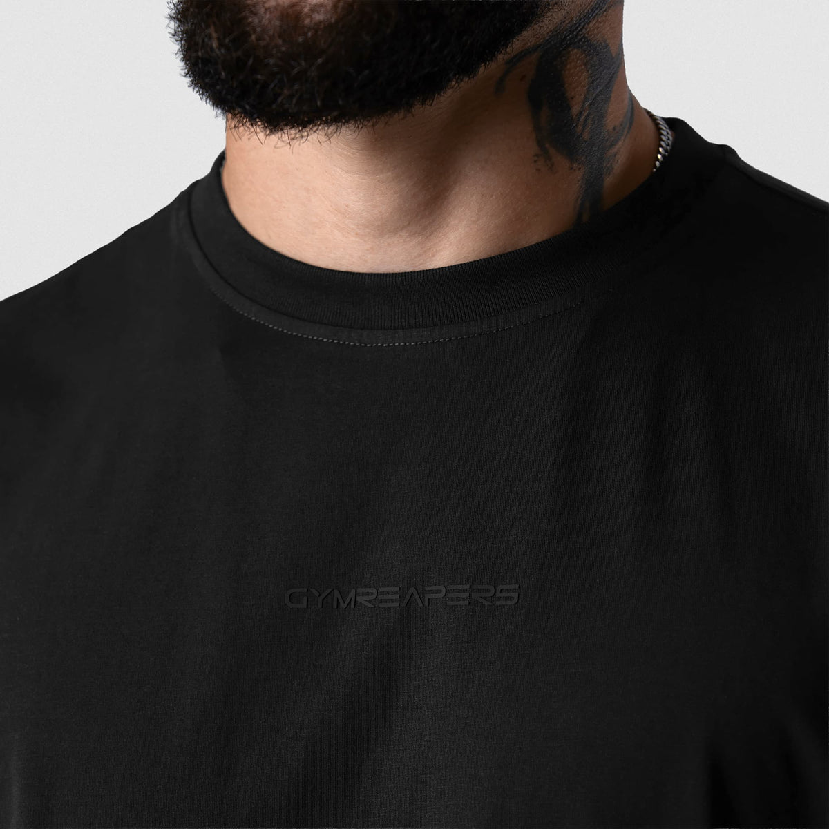 Axis Cap Sleeve Tank - Black/Black front neckline and logo detail