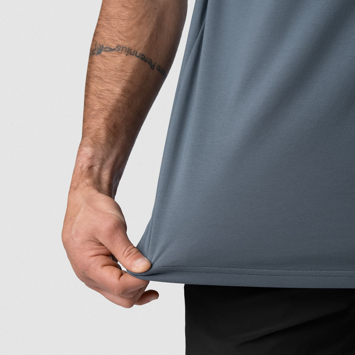 Axis Cap Sleeve Tank - Lake stretch fabric detail