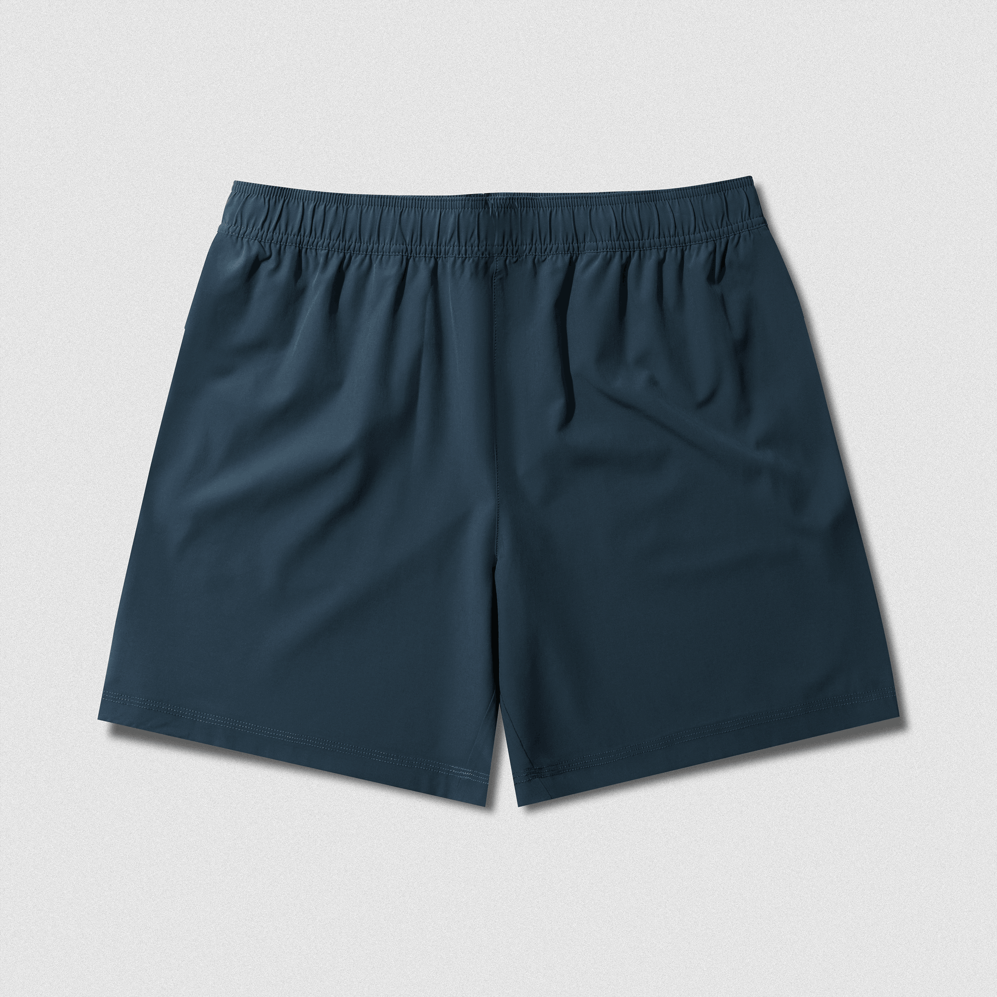 Back view of Men's Conquer 7 Inch Shorts - Navy