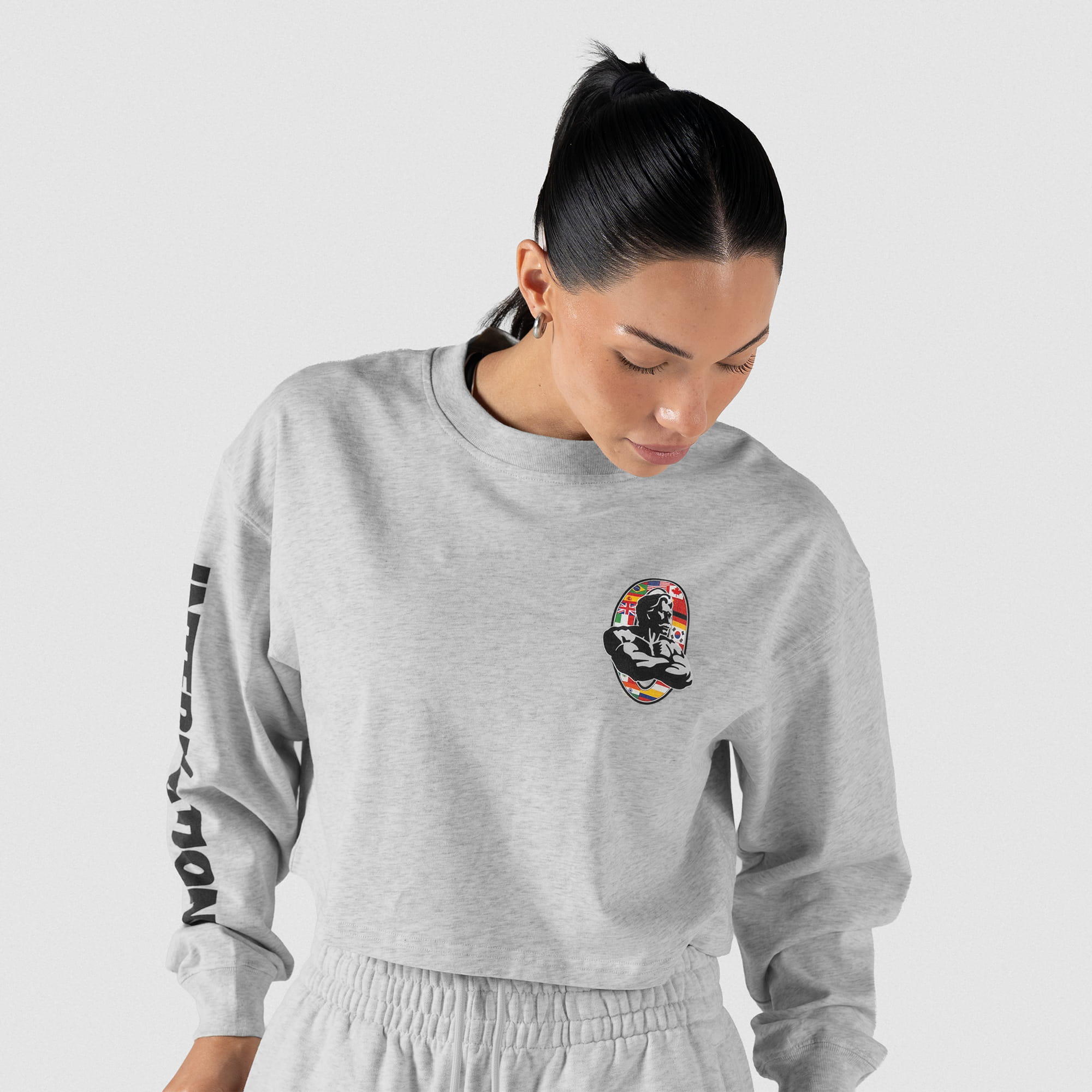 International Division Crop Long Sleeve | Gymreapers Olympia