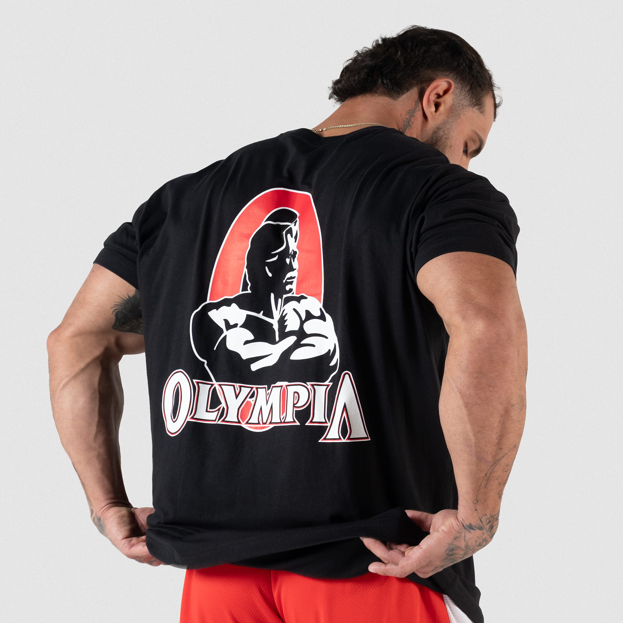 Signature Basic Tee - Black | Gymreapers x Olympia