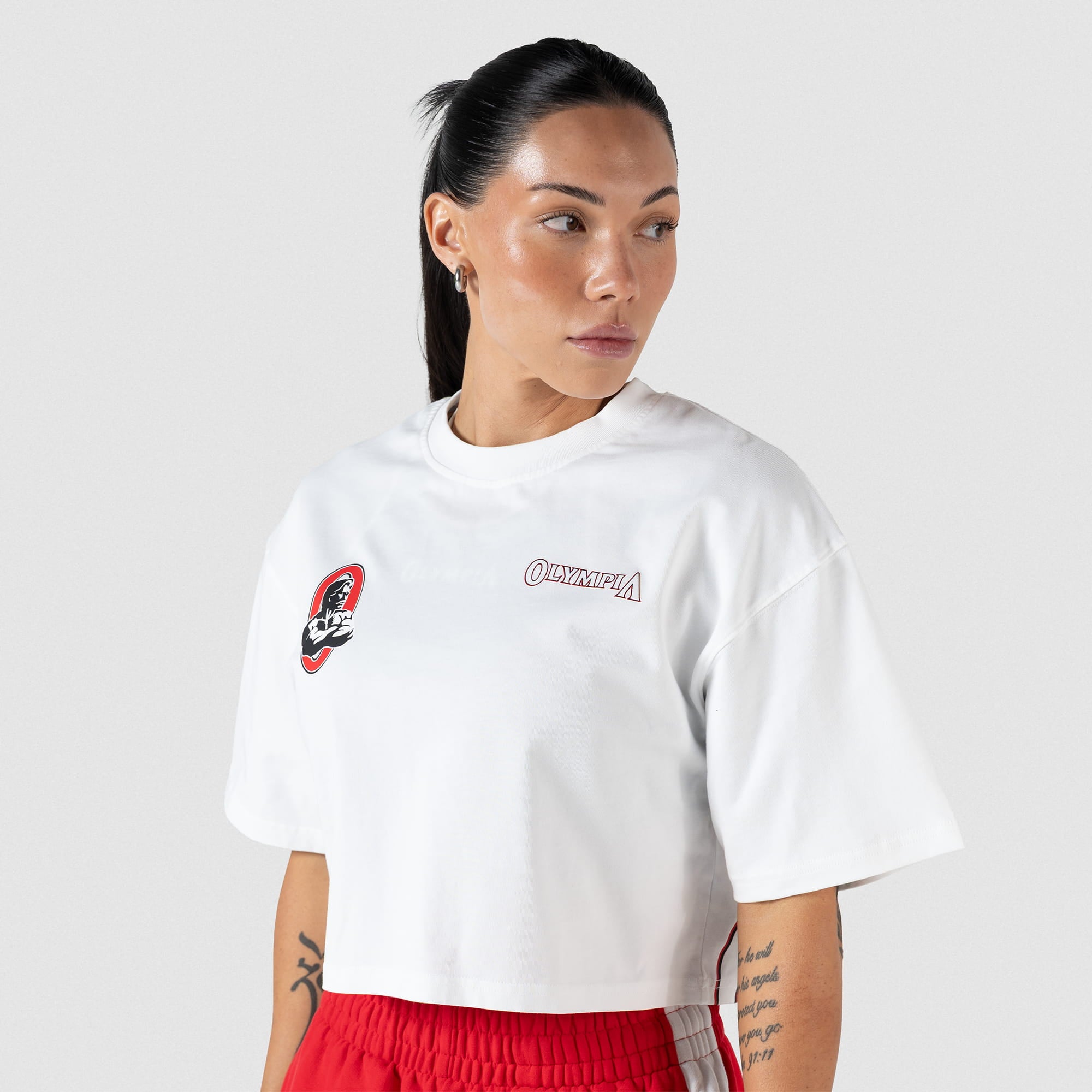 Signature Crop Tee | Gymreapers x Olympia