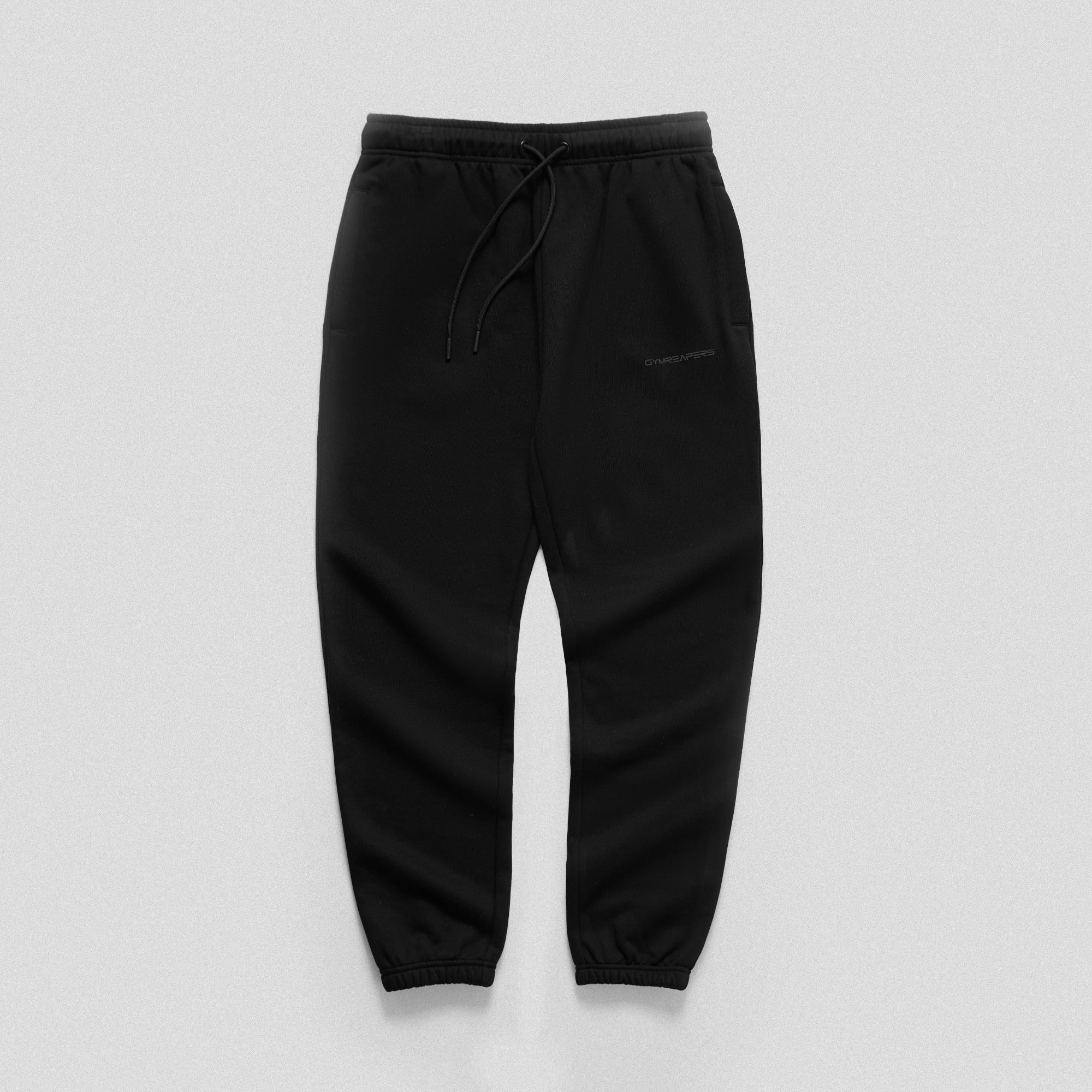 black black ascend joggers front