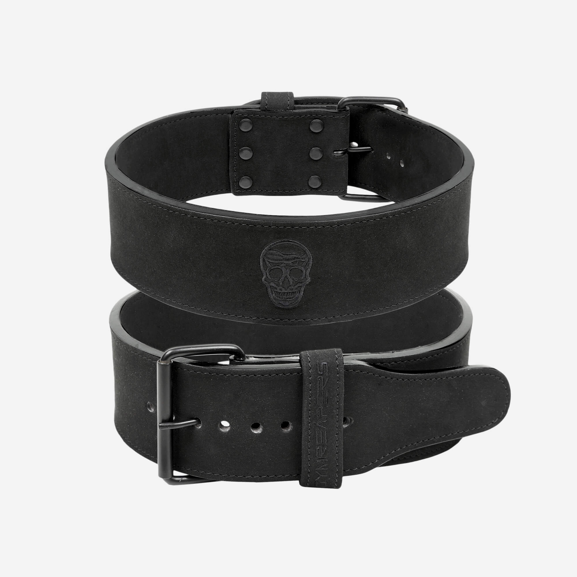 10mm single prong belt black stacked