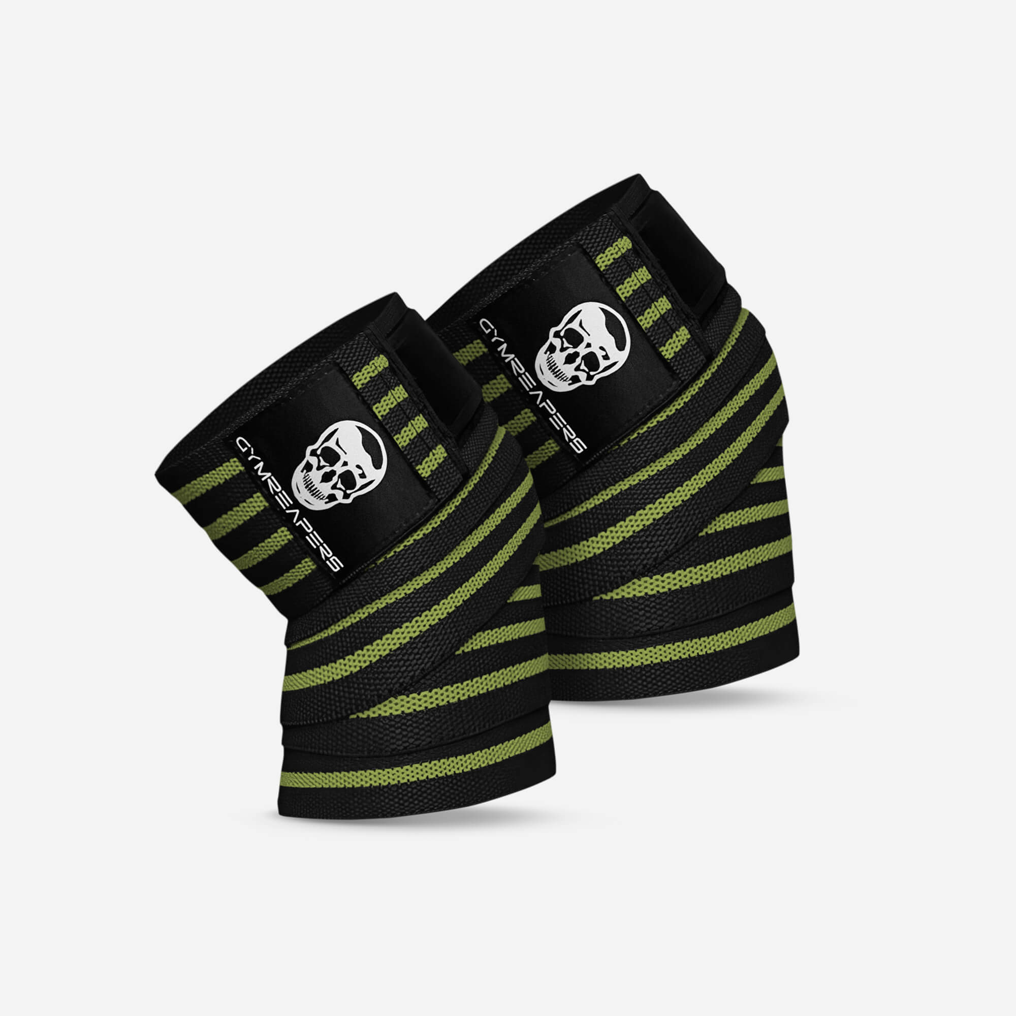 knee wraps green full