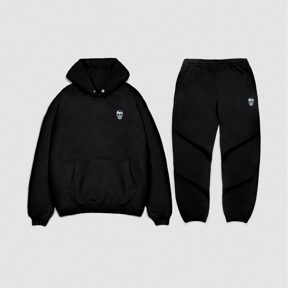 Heavyweight Warm-Up Set - Black/White