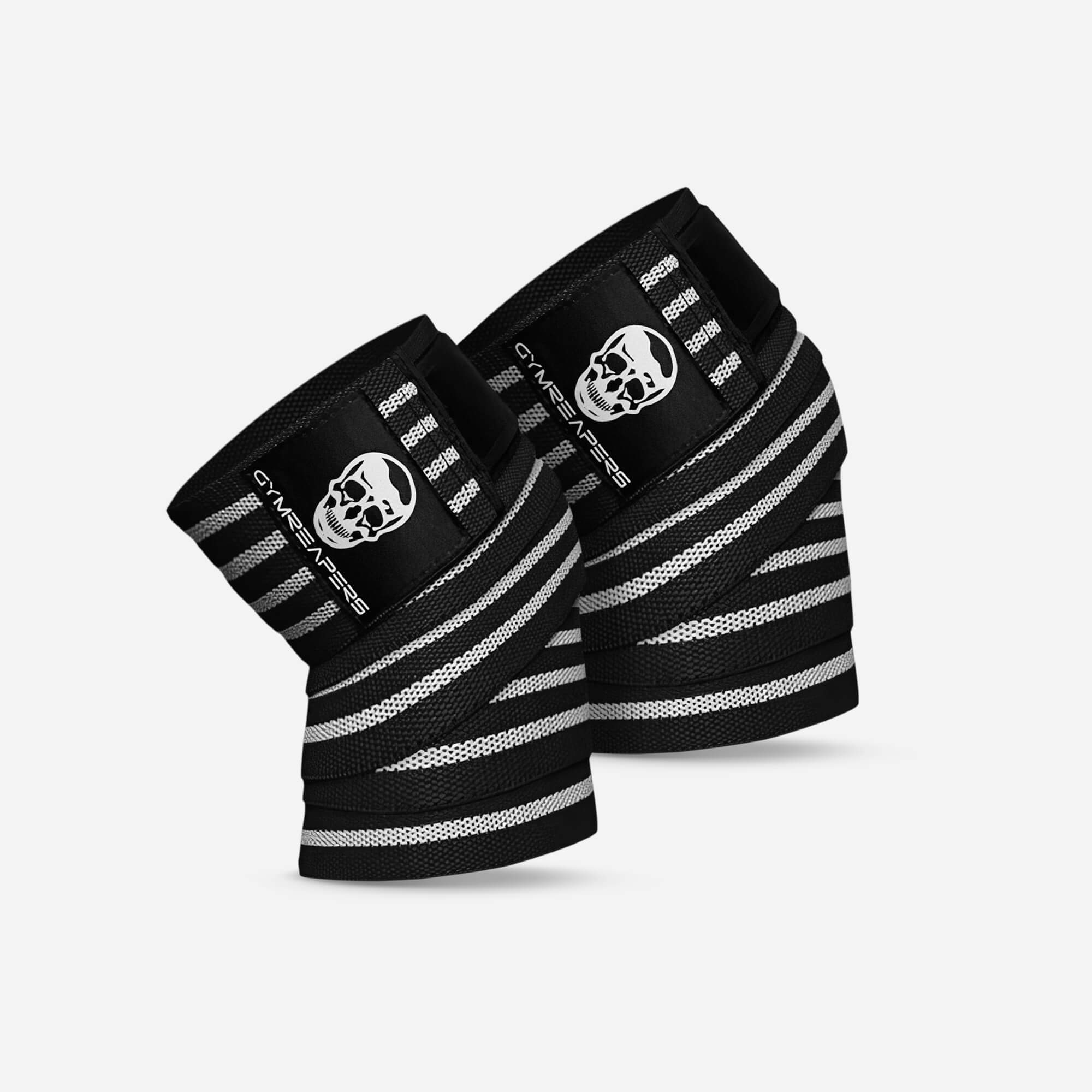 knee wraps white full