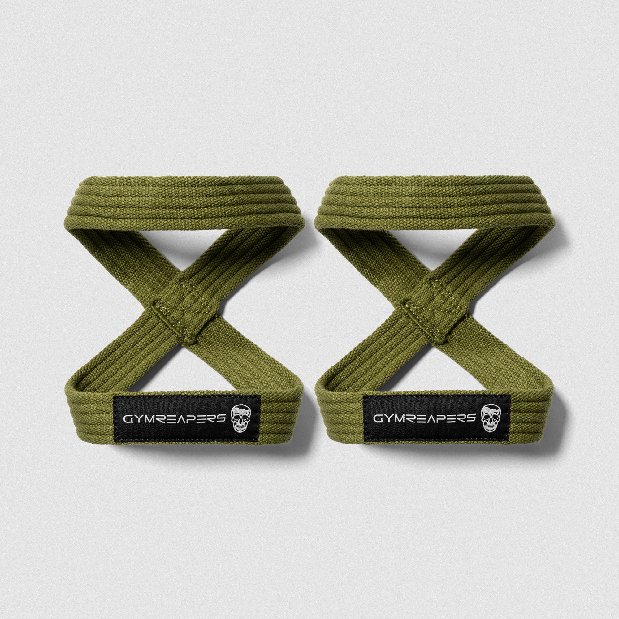OD Green Figure 8 Lifting Straps main image