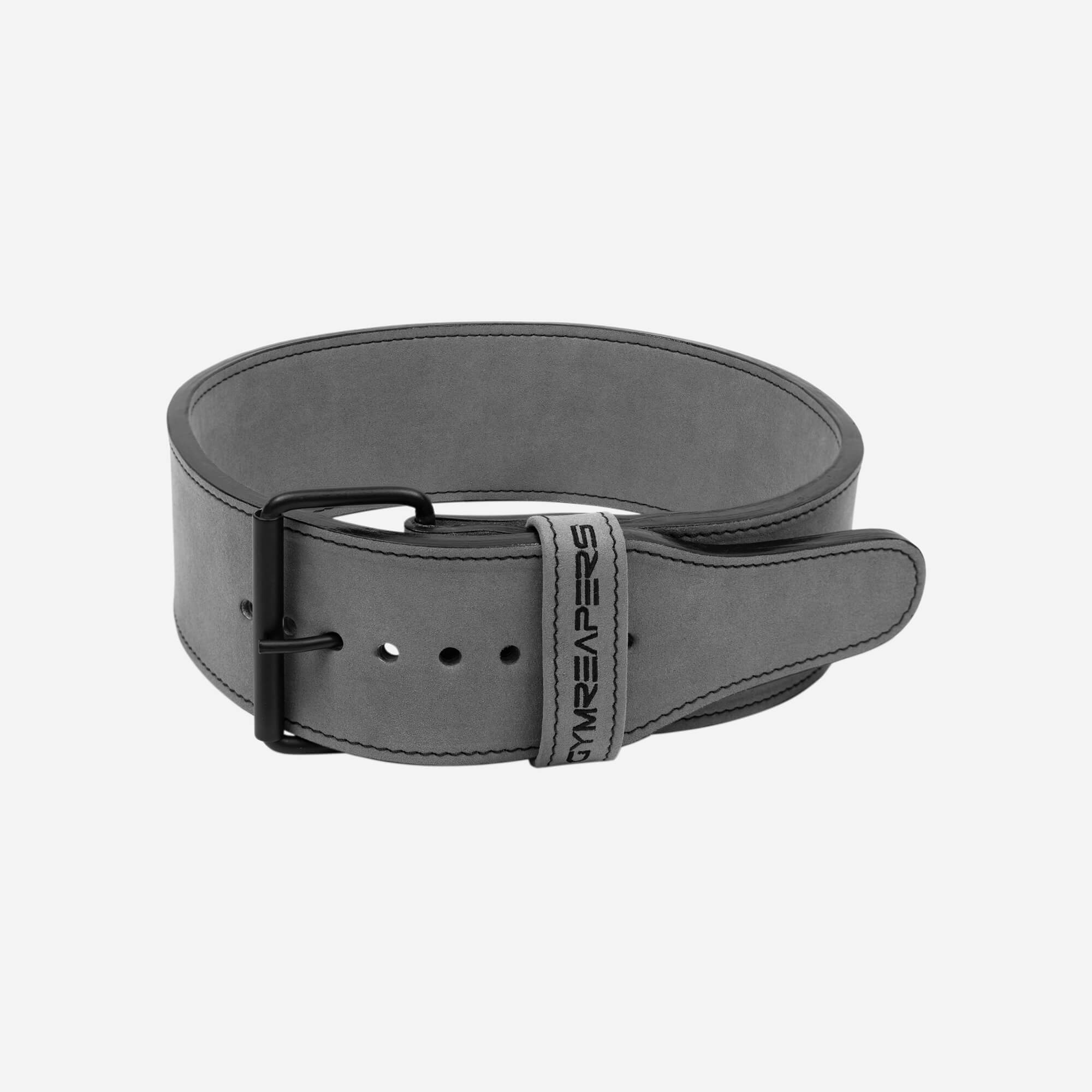 10mm single prong belt gray front