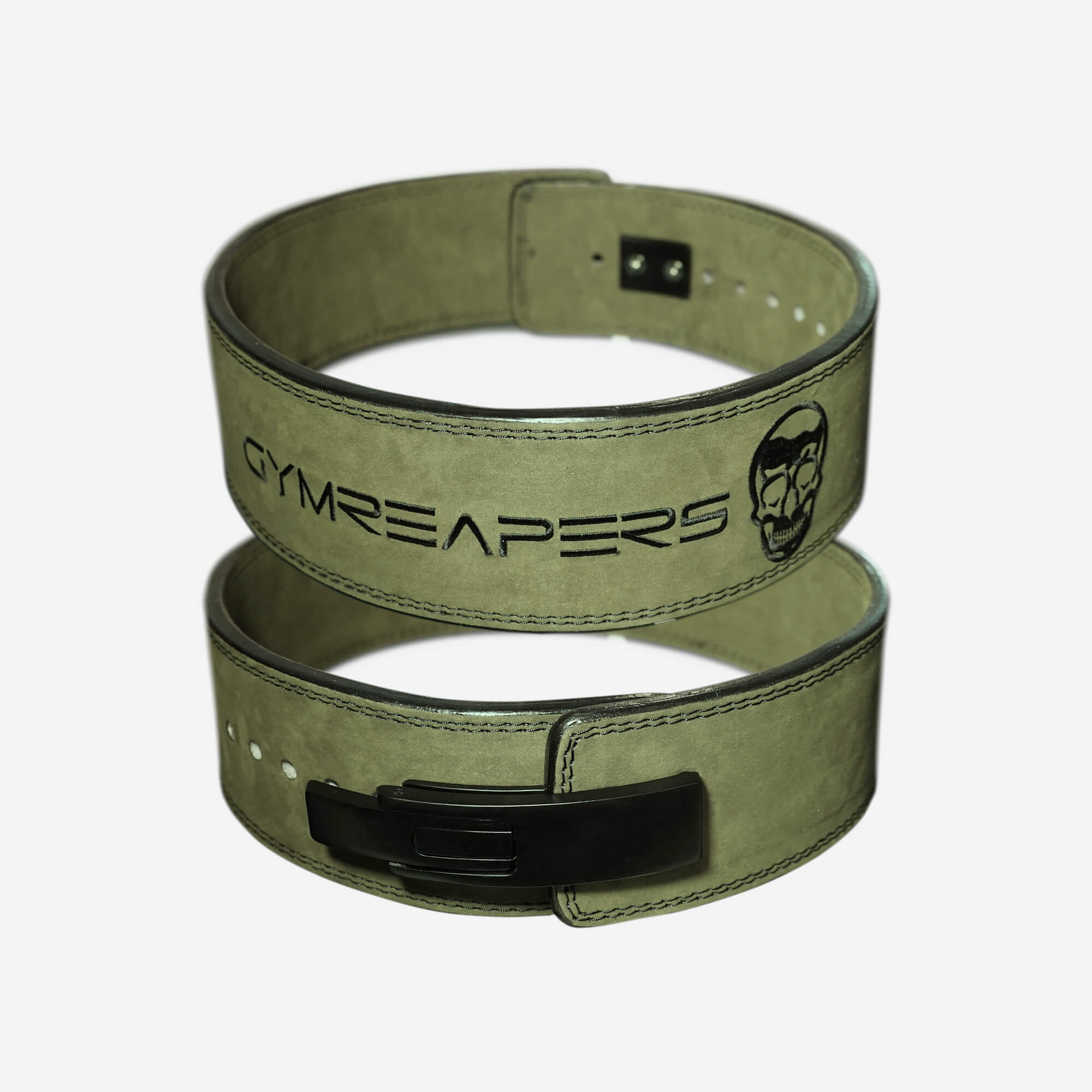 10mm lever belt green