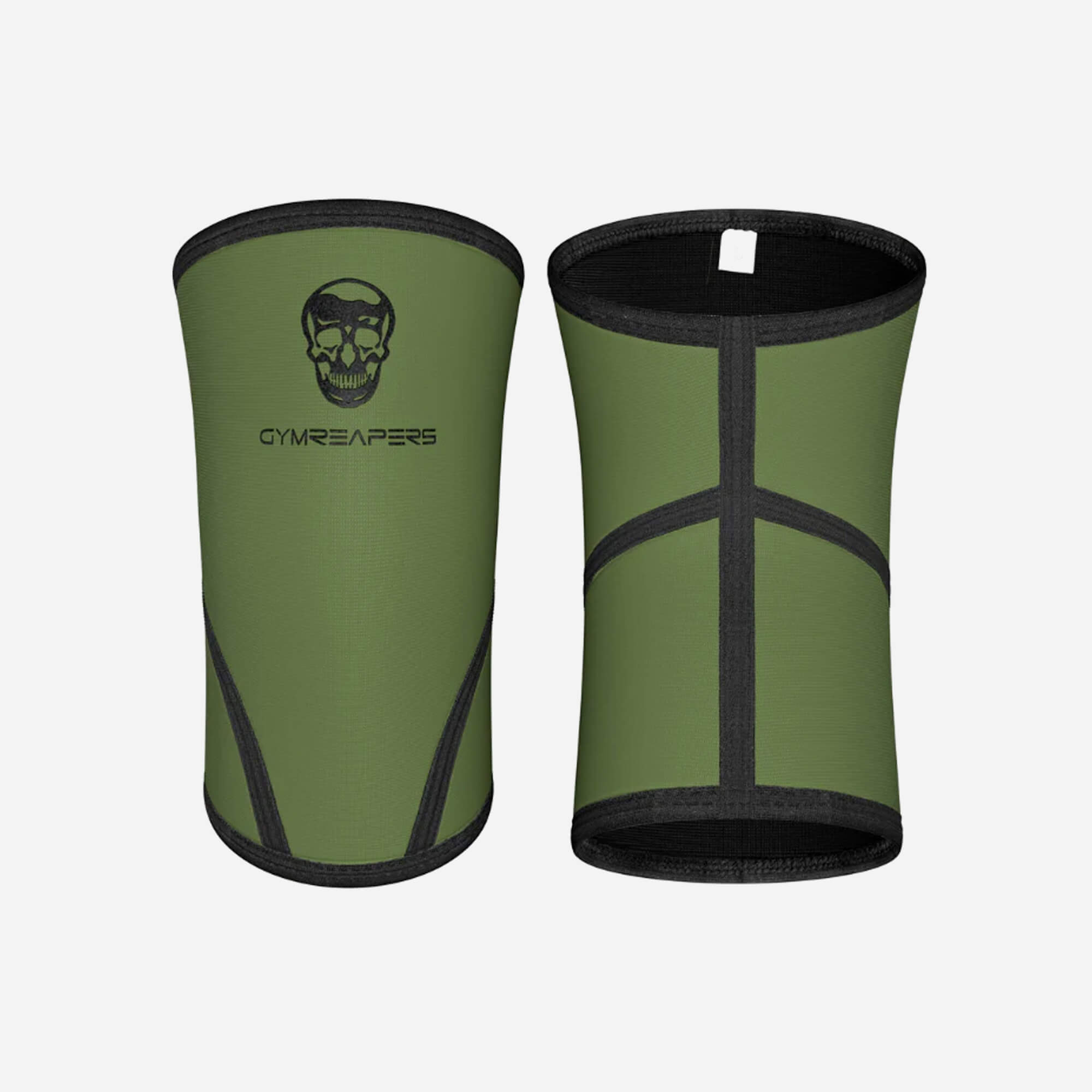 5mm elbow sleeve green front back
