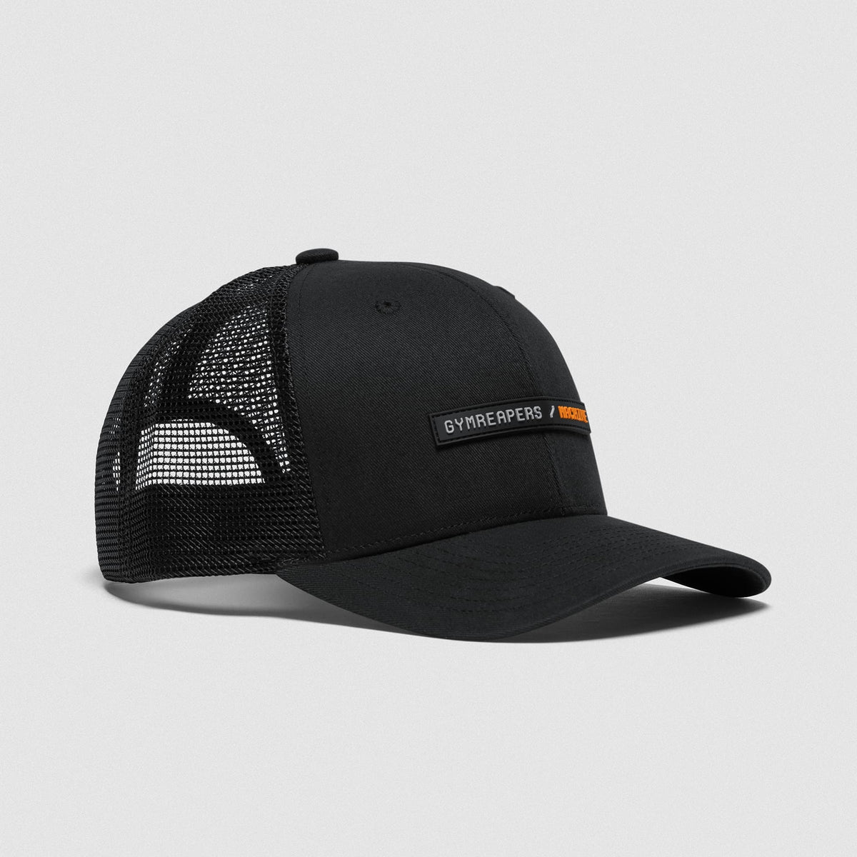 Trucker Hat with Breathable Mesh Panels and Snapback Closure Trucker Mesh 5-Panel Hat – PXG main image 4