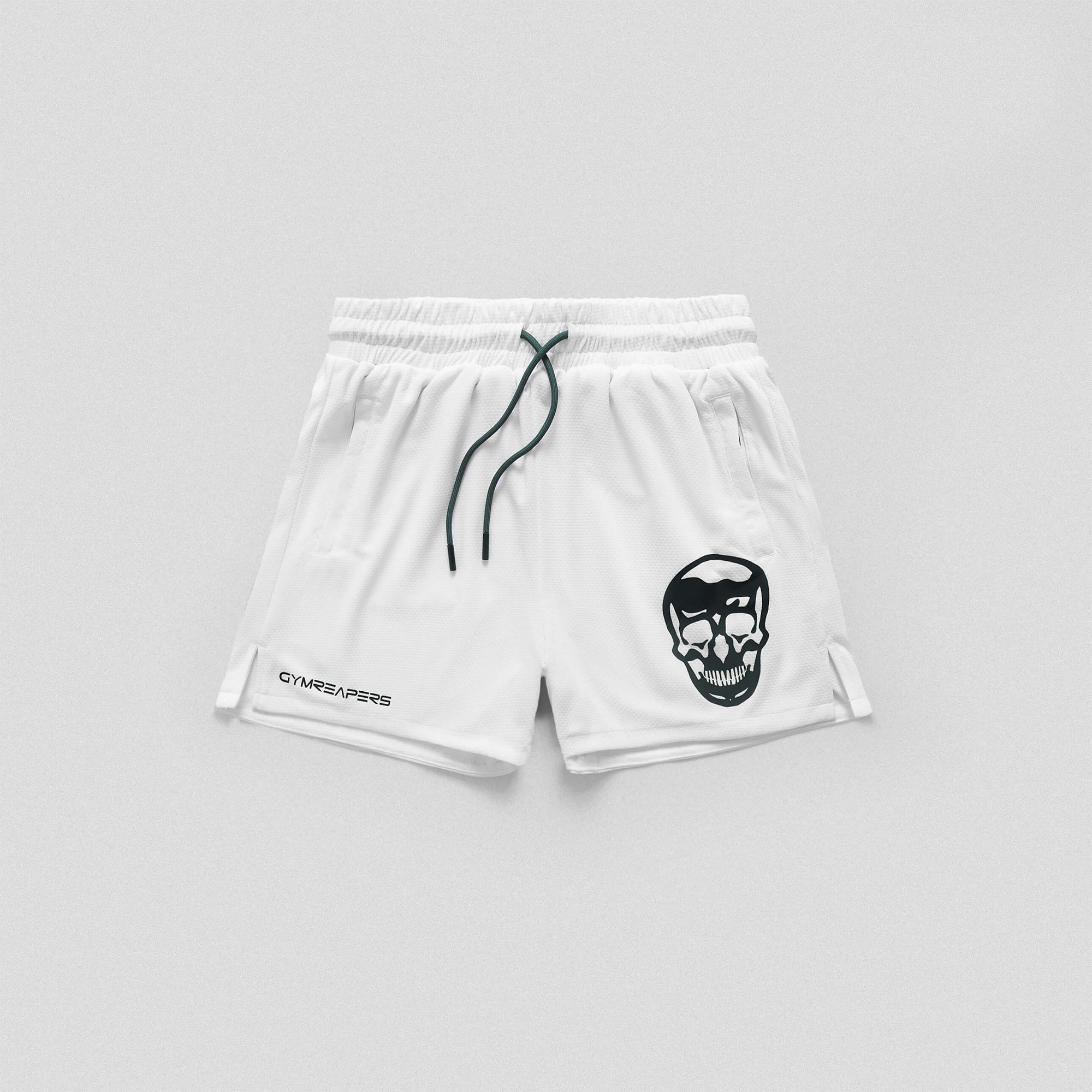 mesh shorts white balboa front