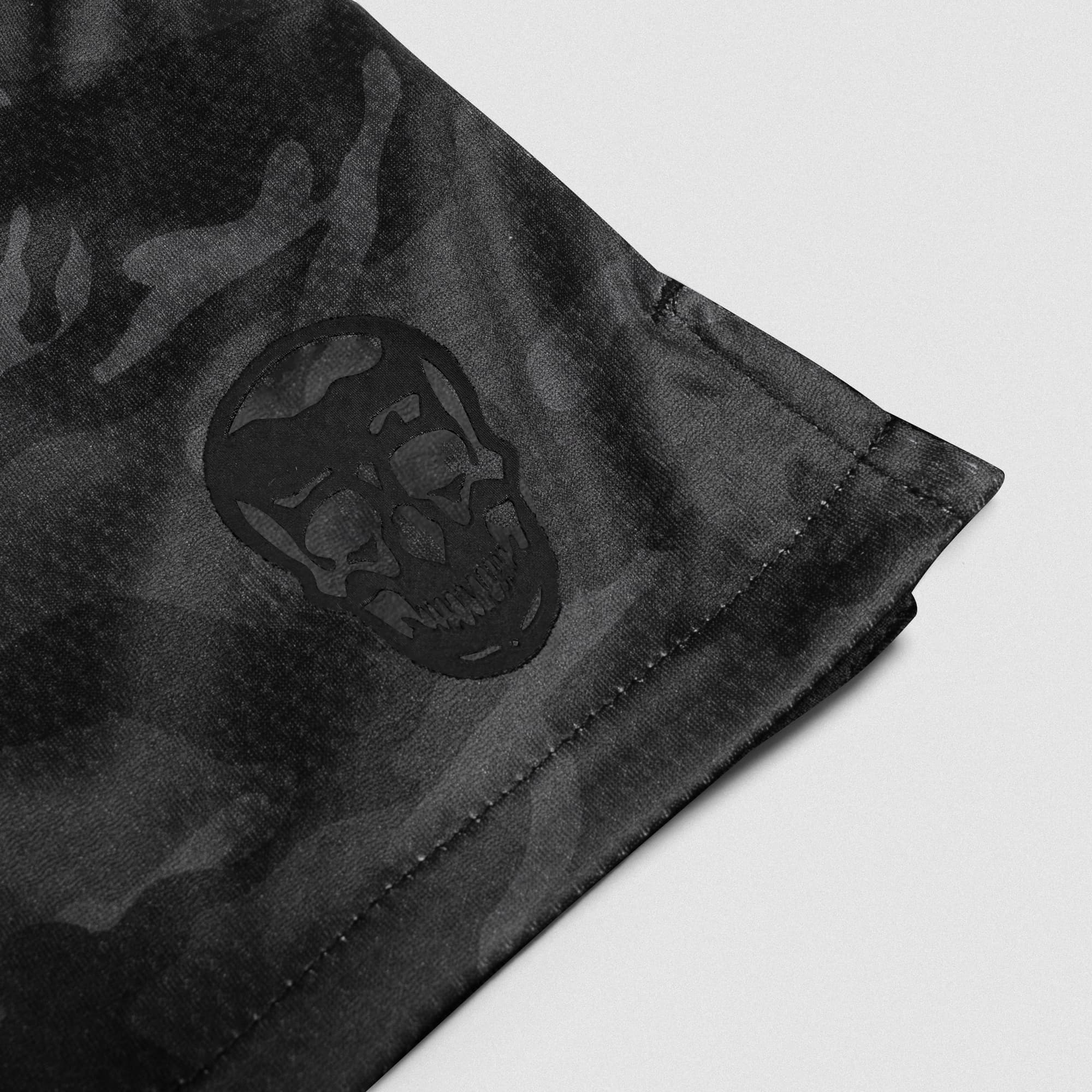 Core Skull Mesh Training Shorts - Black Camo