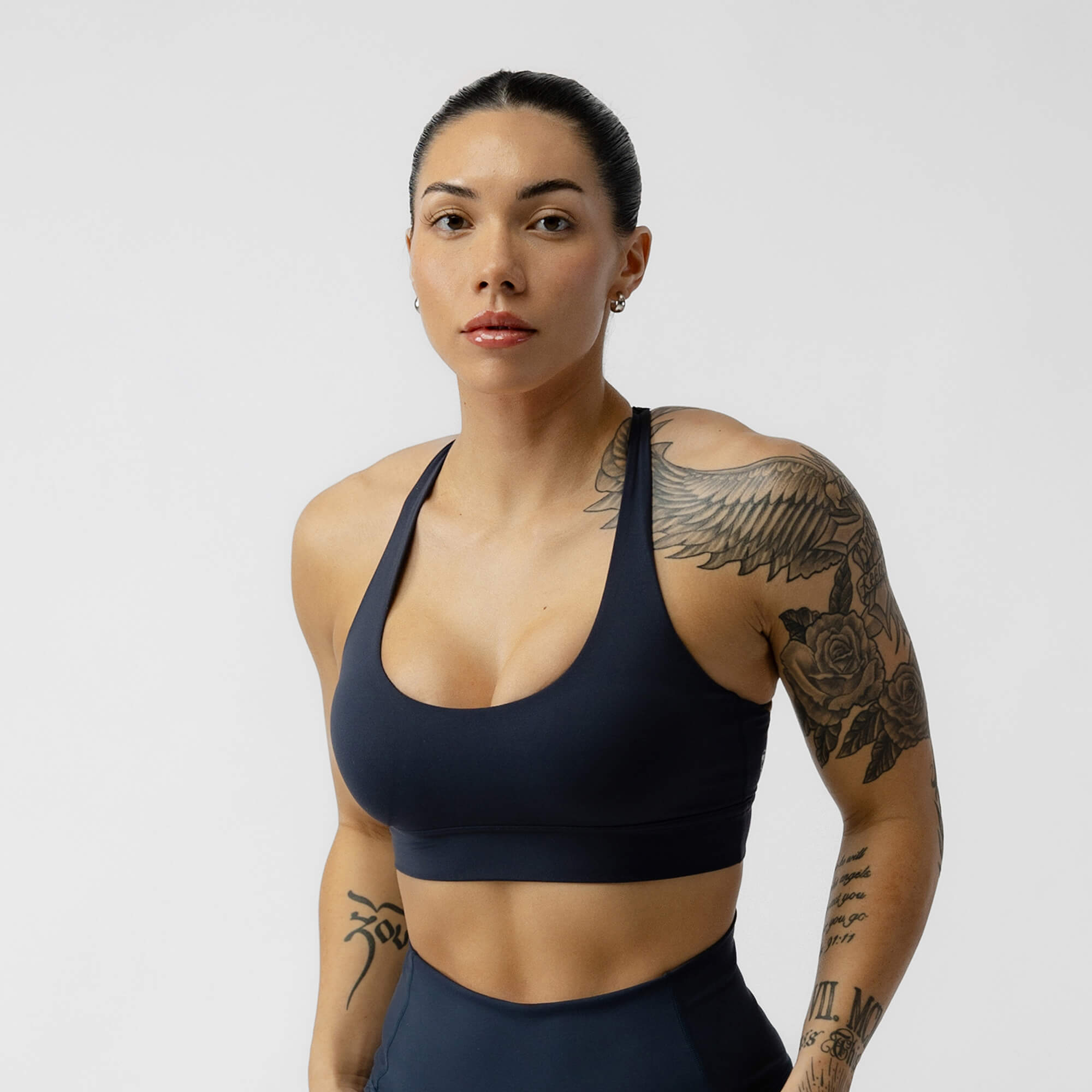 midnight navy combat bra main