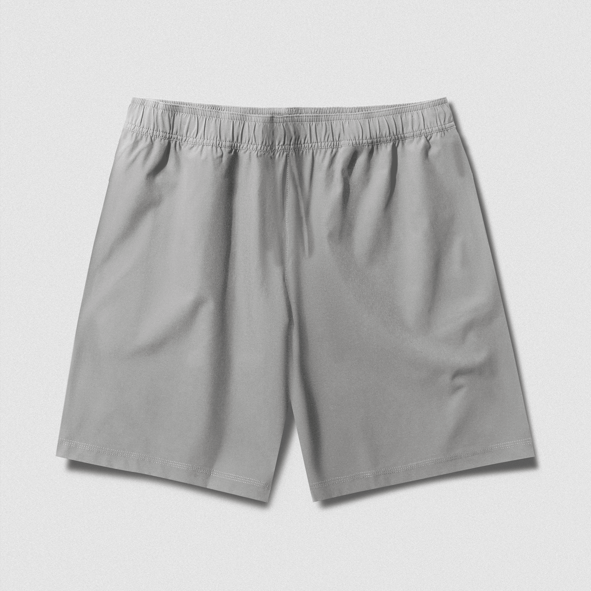 Back view of Men's Conquer 9 Inch Shorts - Gray