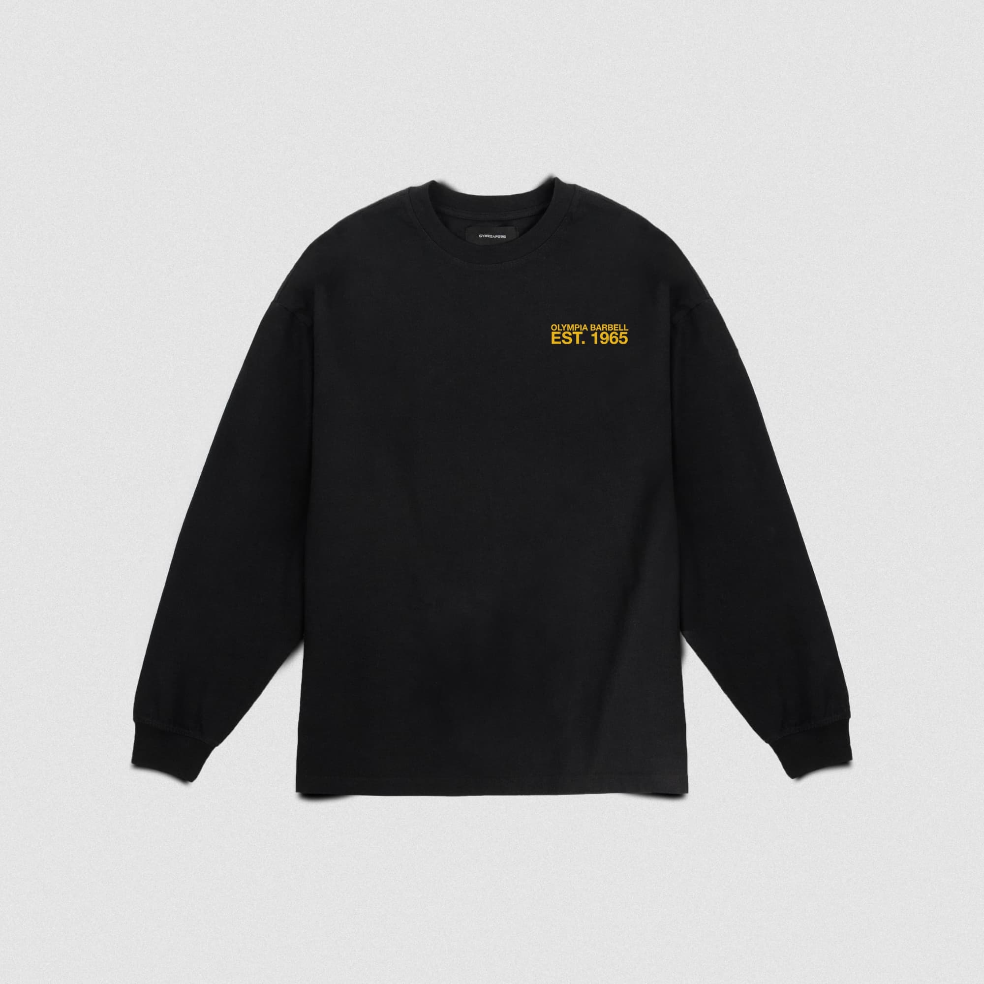 crest long sleeve shirt lay flat front view