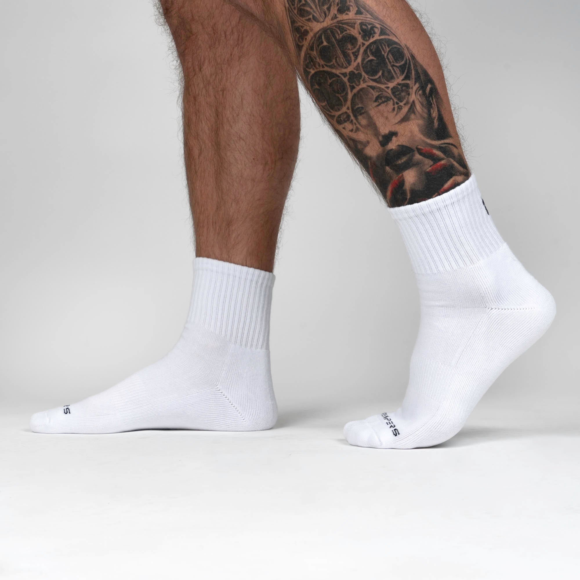 Quarter Socks - White