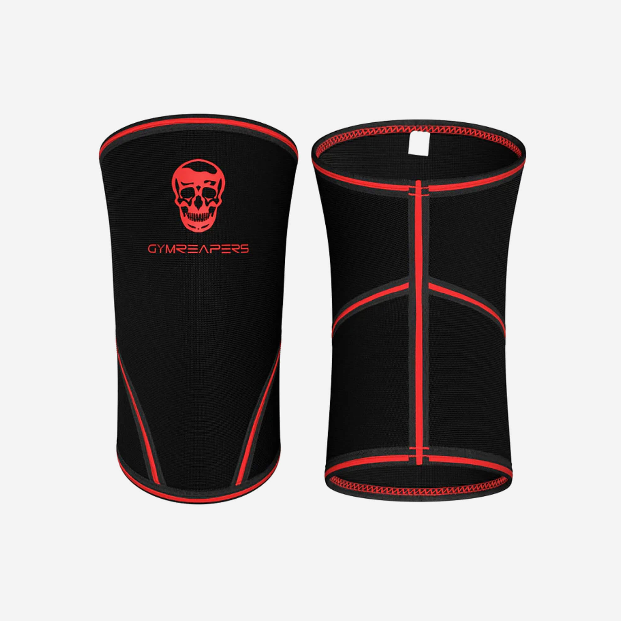 5mm elbow sleeves red front back