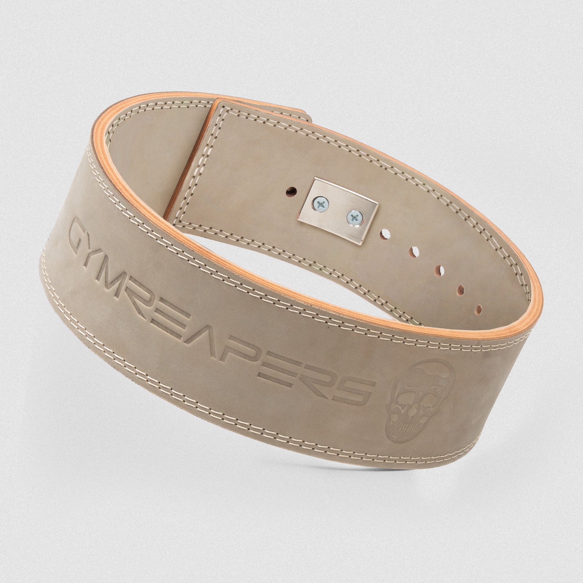 10MM Lever Belt - Sand Leather