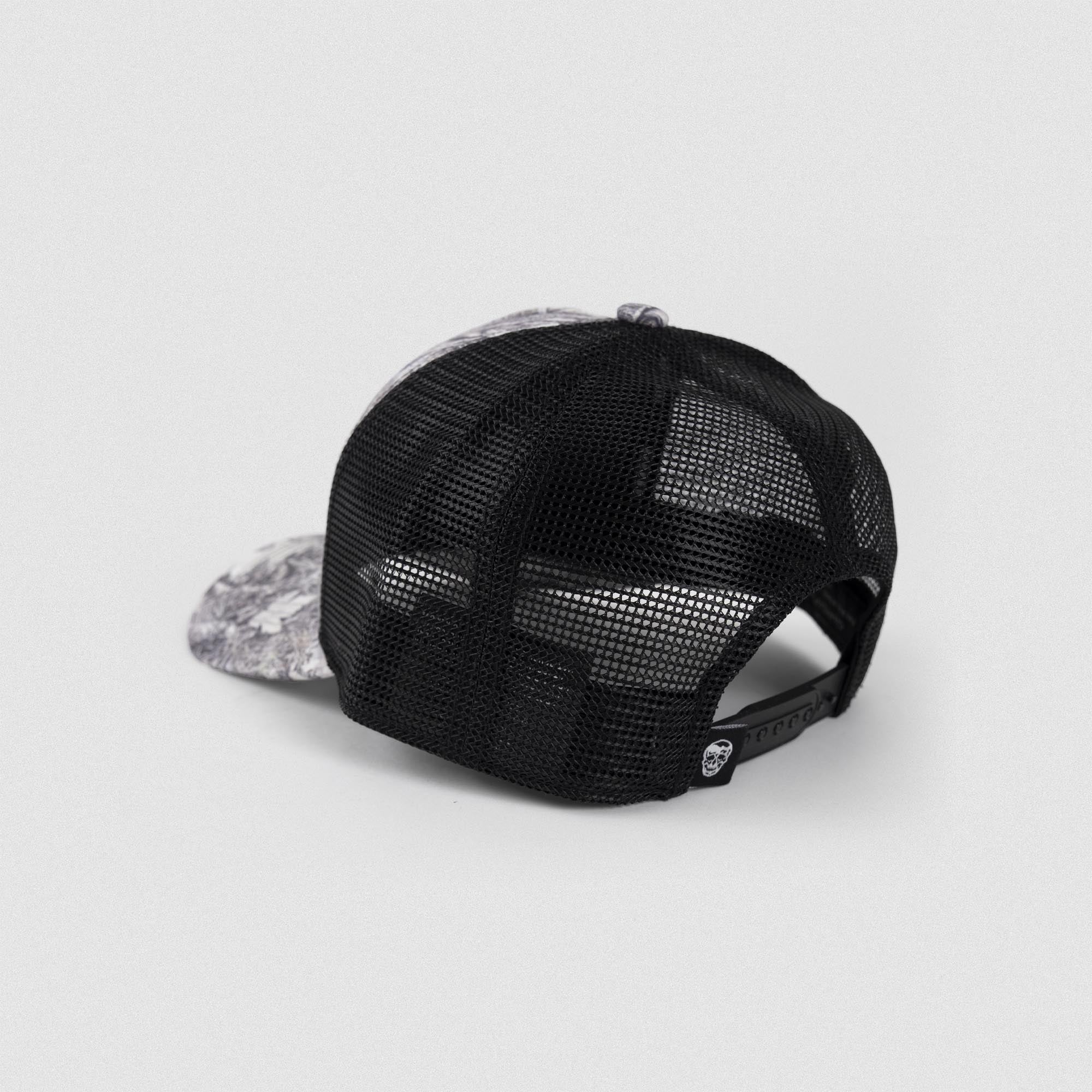 Camo 5-Panel Initial Trucker Hat back view