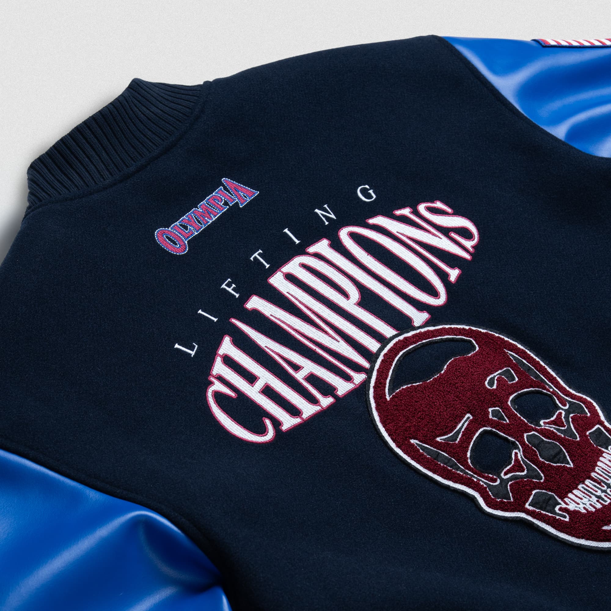 close up detail shot of back side