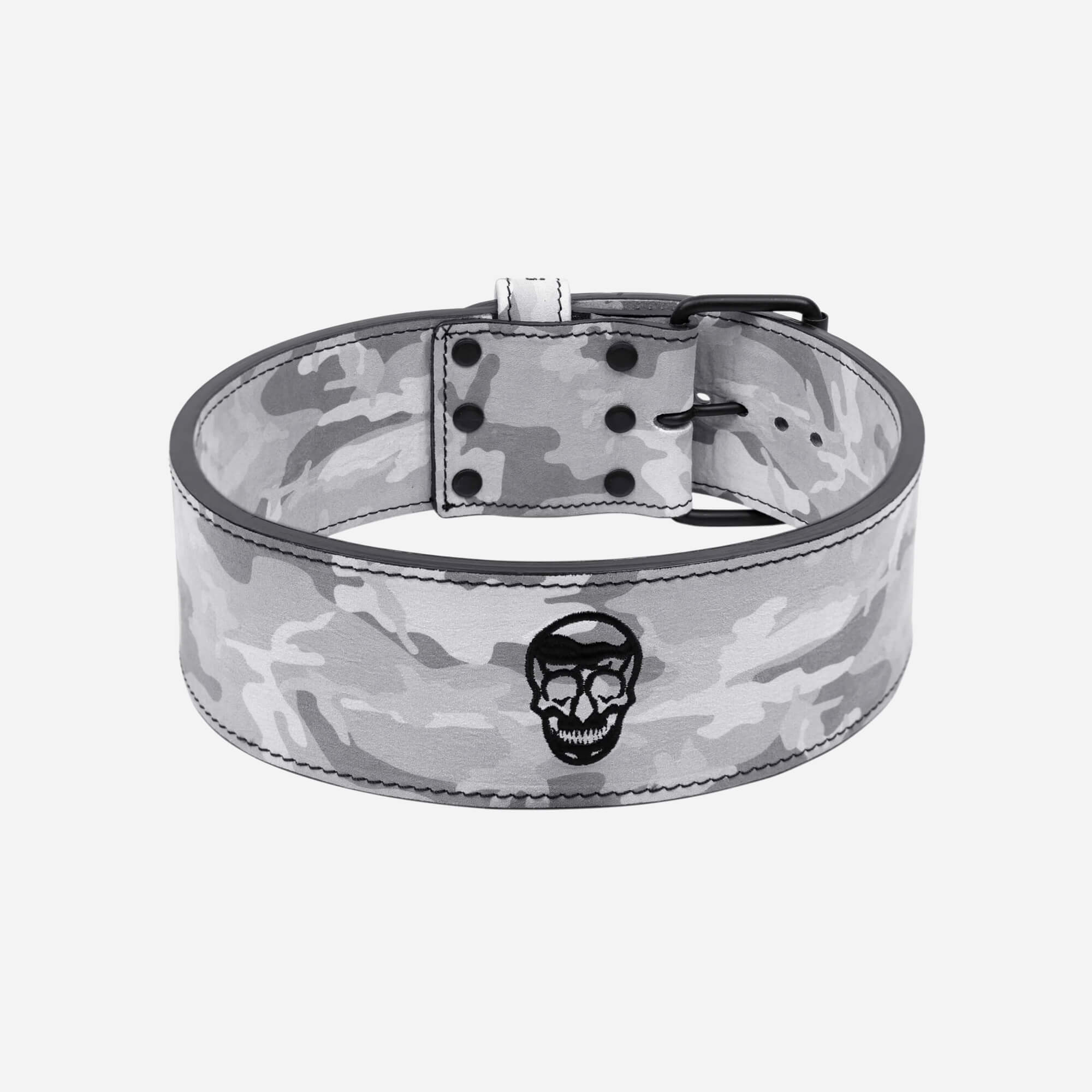 10mm single prong belt white camo back
