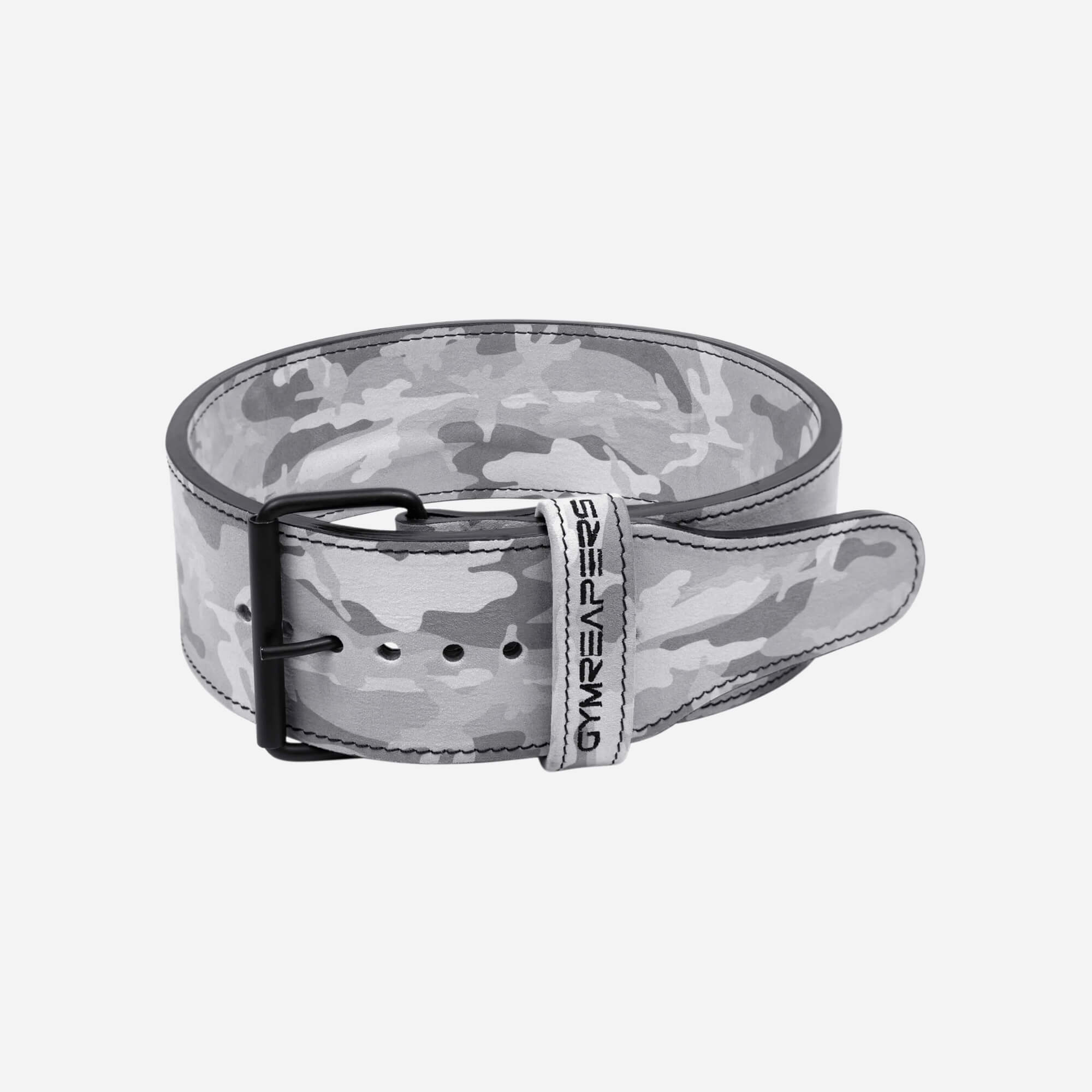 10mm single prong belt white camo front