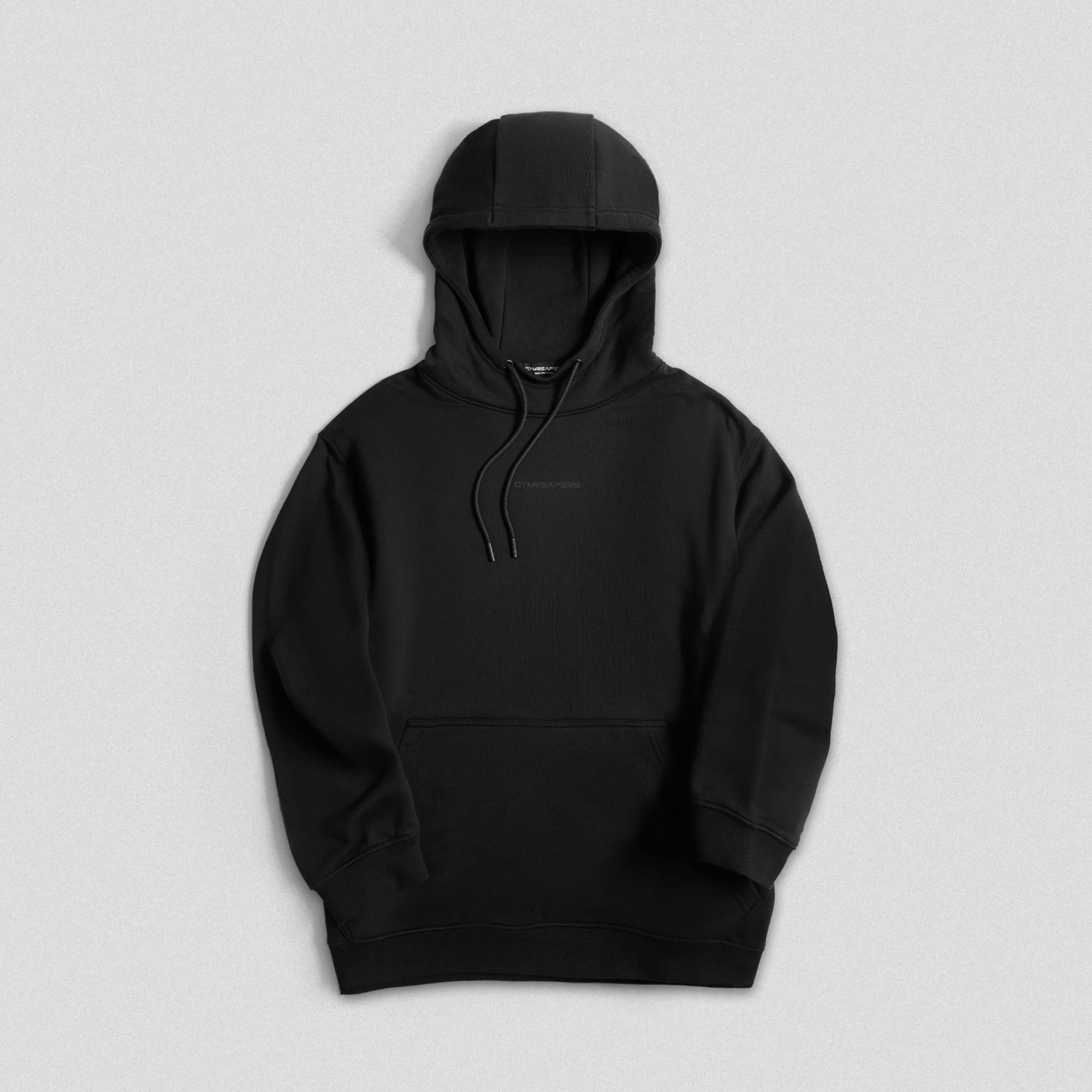 Gymreapers Axis Mockneck Hoodie Black - Main Image