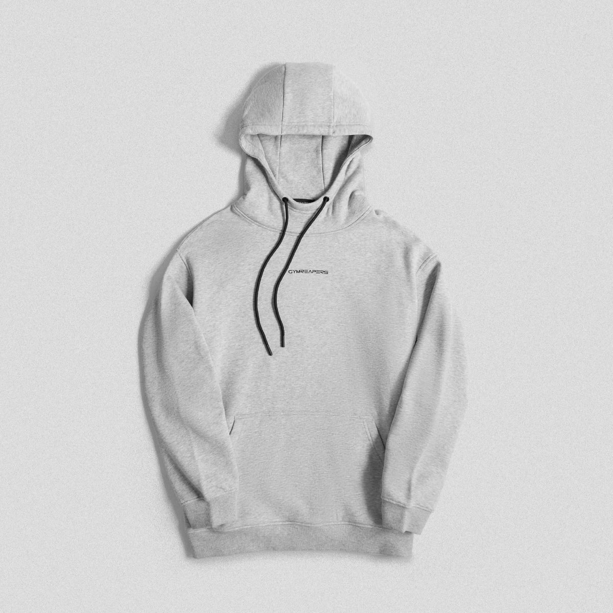Gymreapers Axis Mockneck Hoodie - Heather Gray