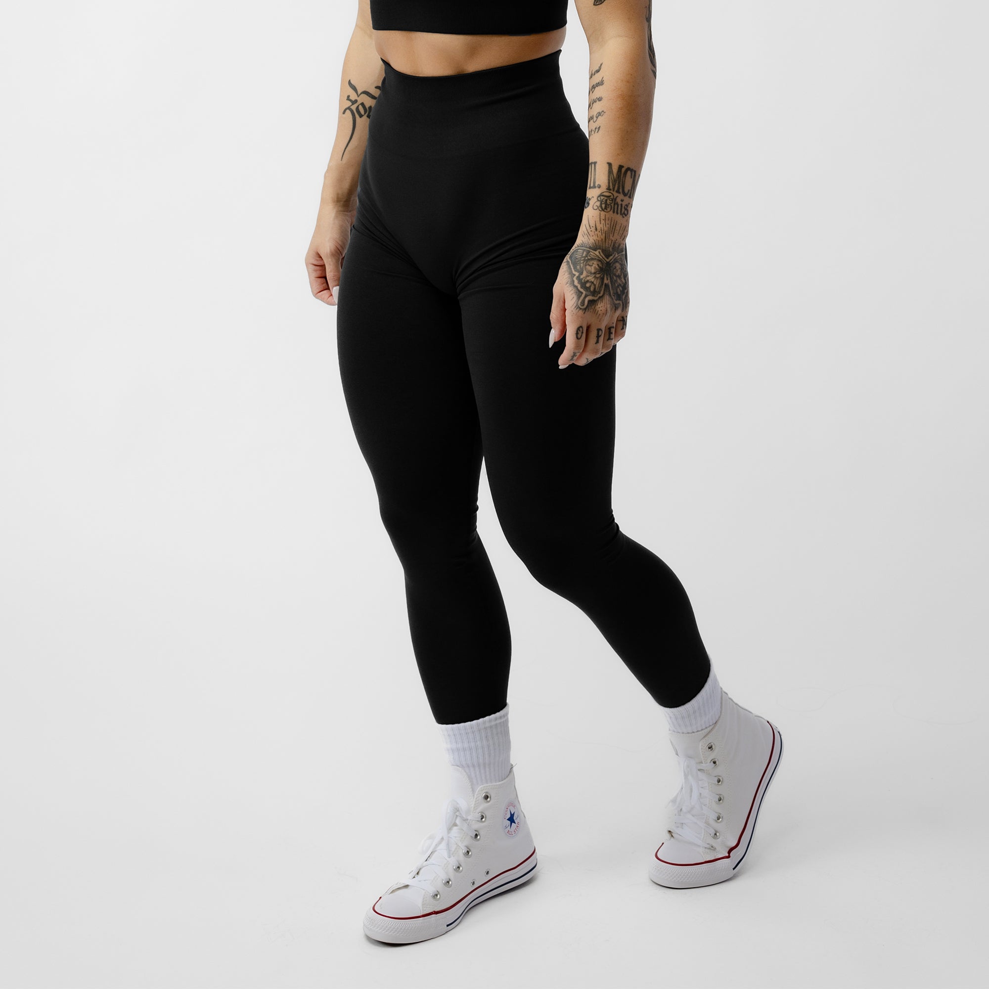 Nike Dri-Fit Women's One Training Capri Leggings Black Stretch Pull On S