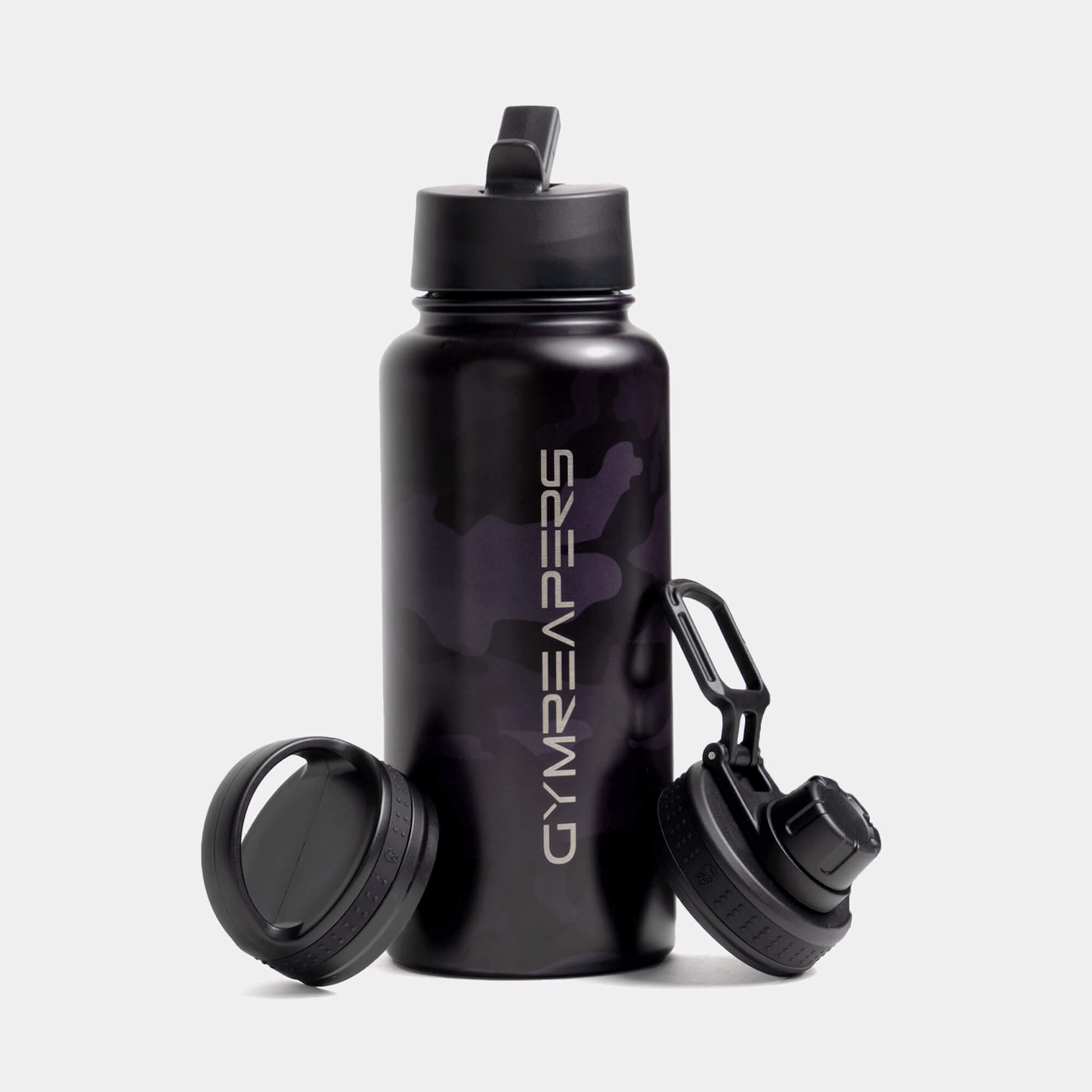 Bootleggers Rugby 32 oz Insulated Water Bottle-Black — Custom