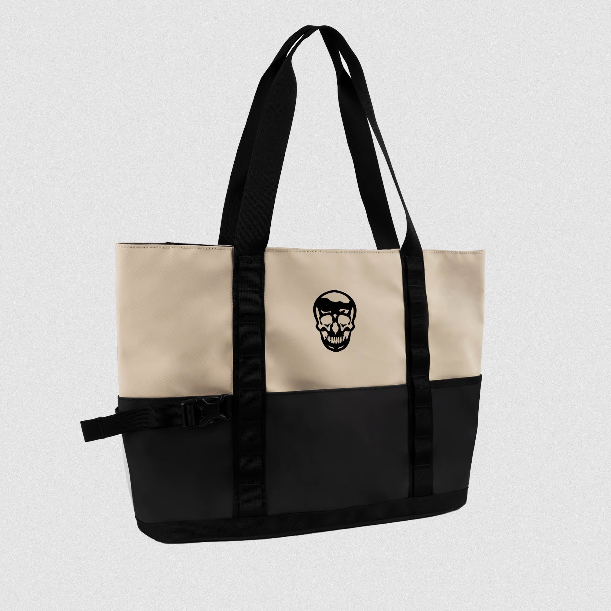 champion gym travel tote bag gray lime Gymreapers Gravestone Tote Bag – Large 22.5L Waterproof Gym & Travel Tote with Laptop Sleeve and Luggage Strap