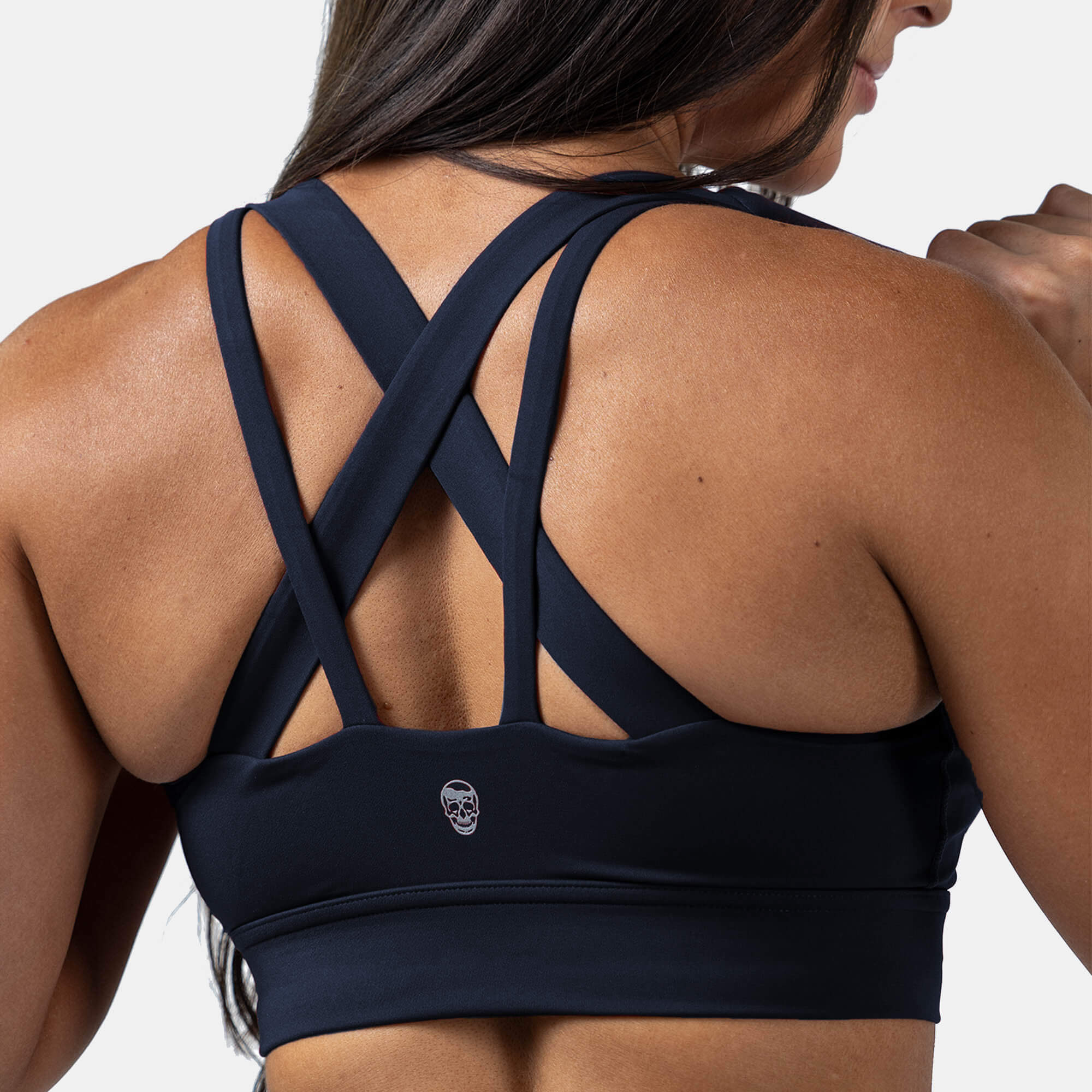 harmony bra midnight navy back close up