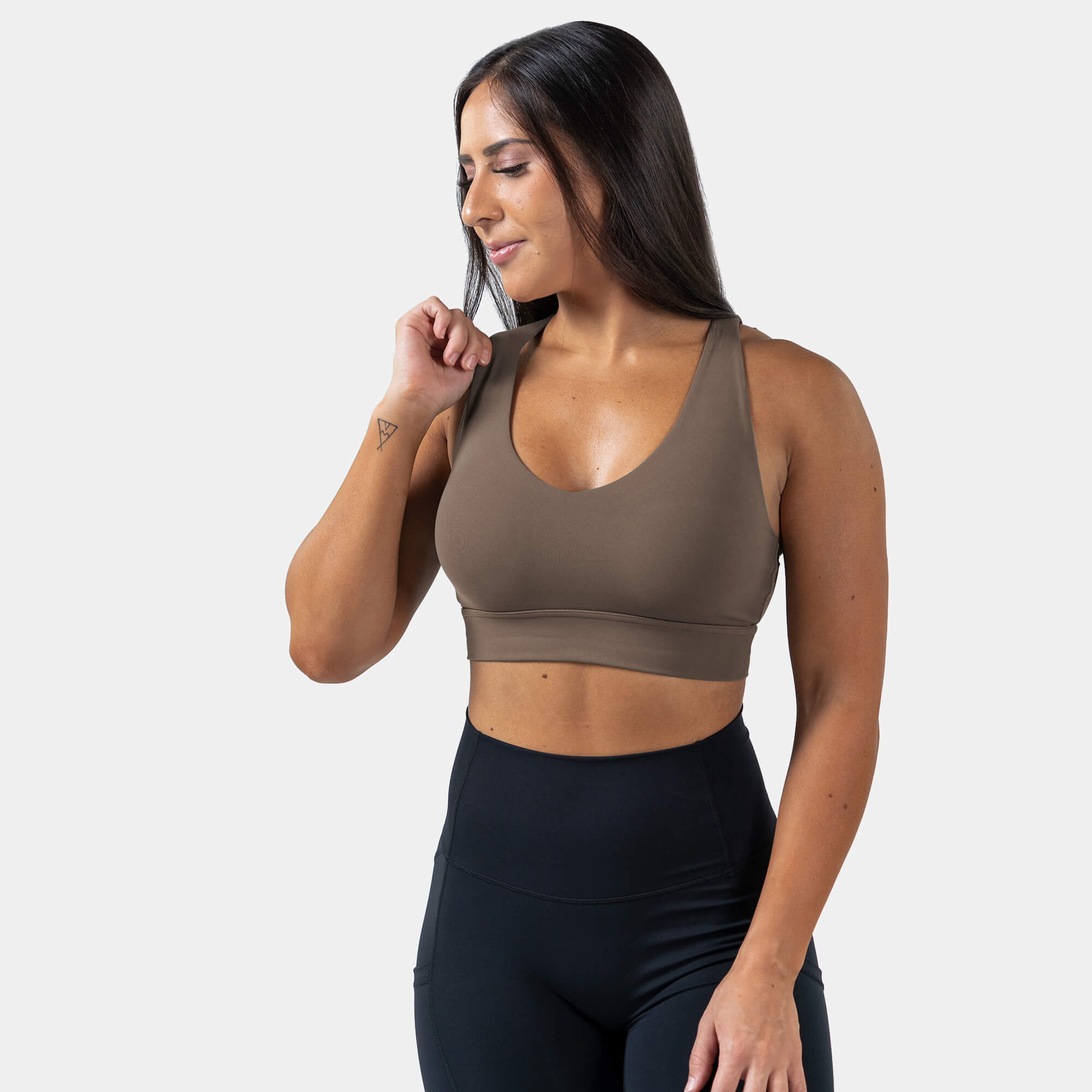 harmony bra toffee front