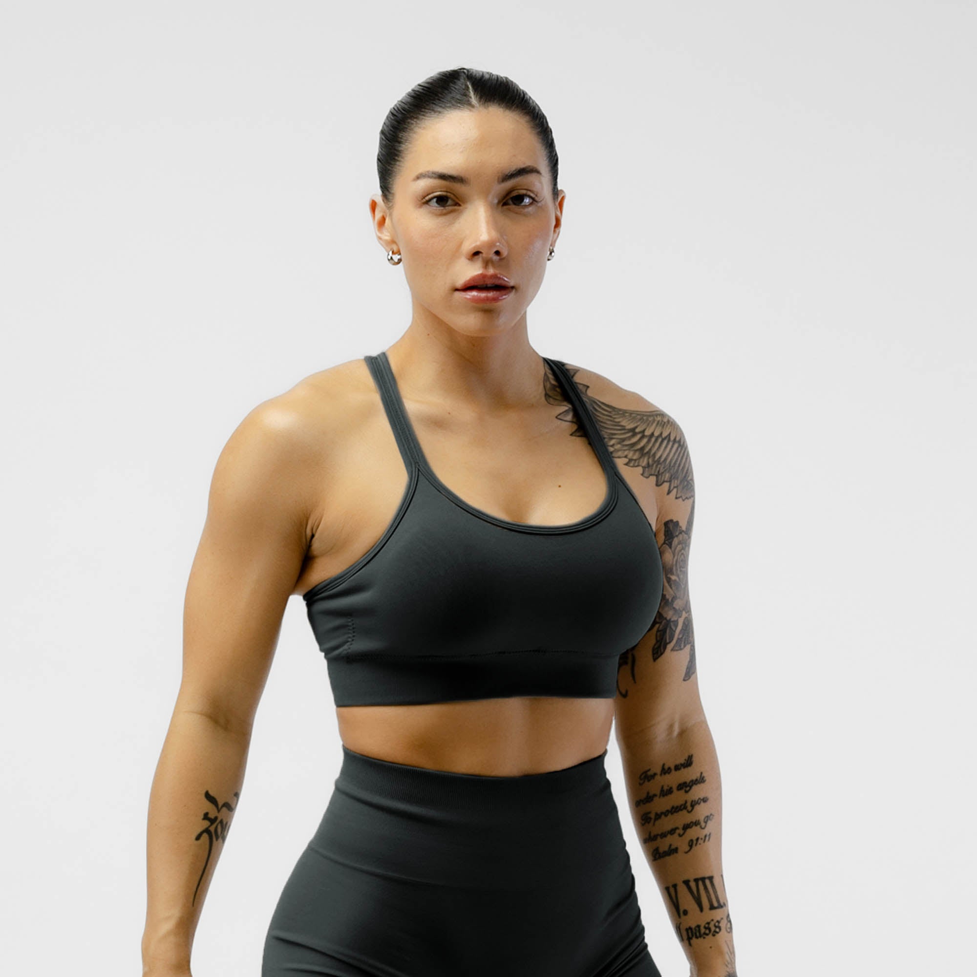 Charcoal Leo Bra