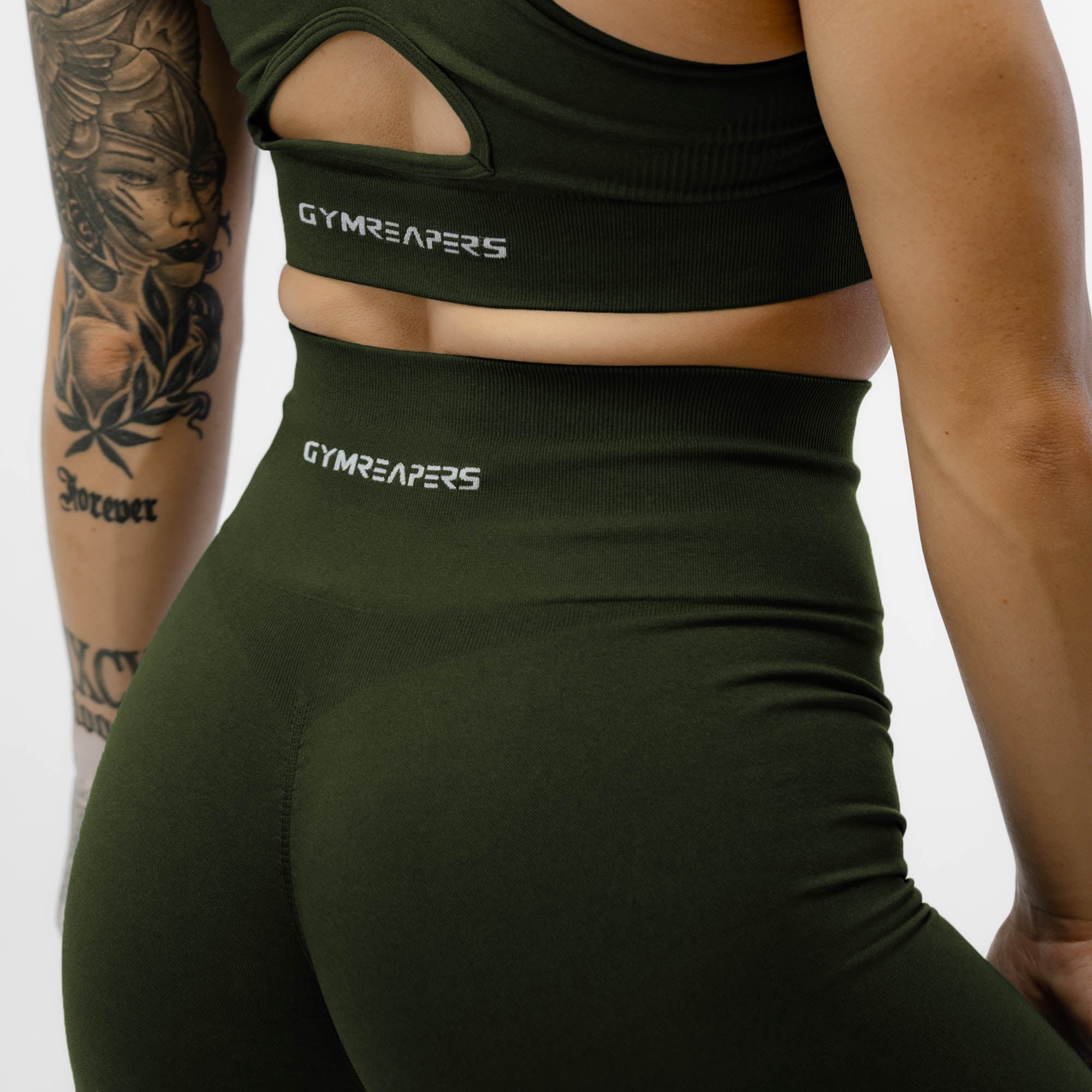 legacy leggings ranger green back detail