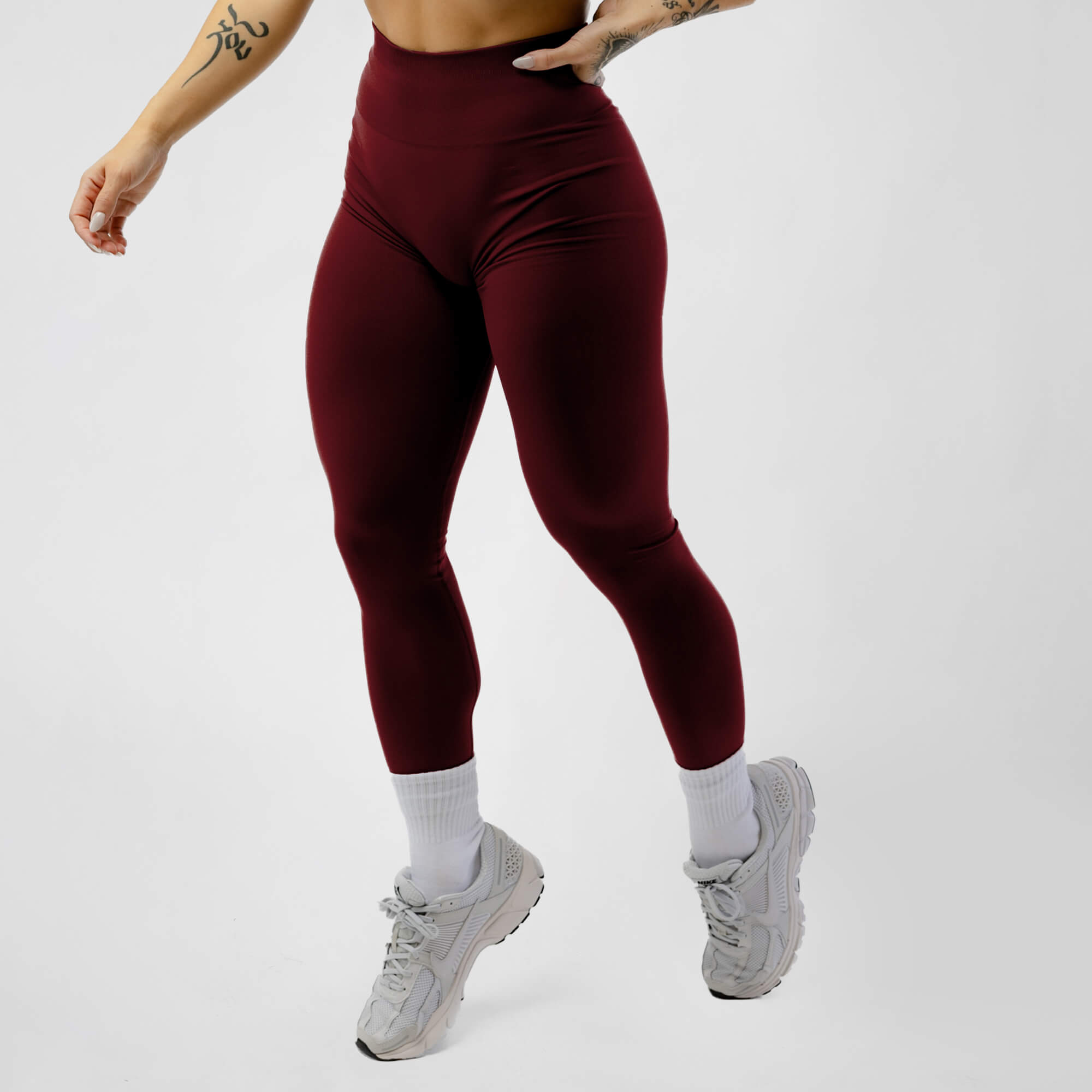 legacy leggings wine front