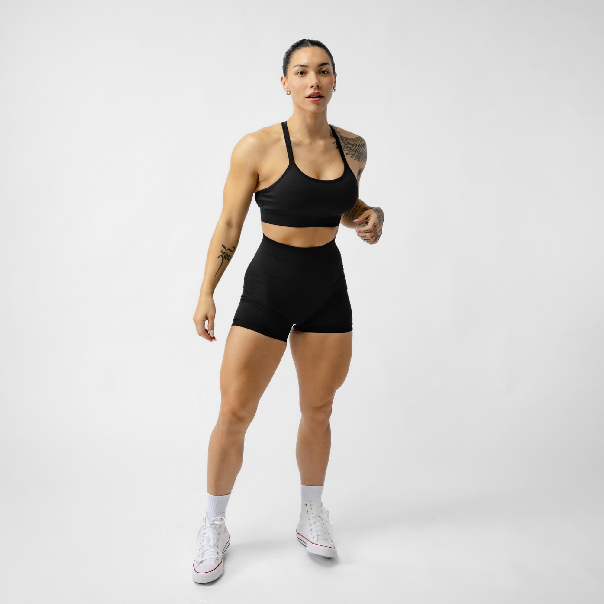 legacy shorts black full front