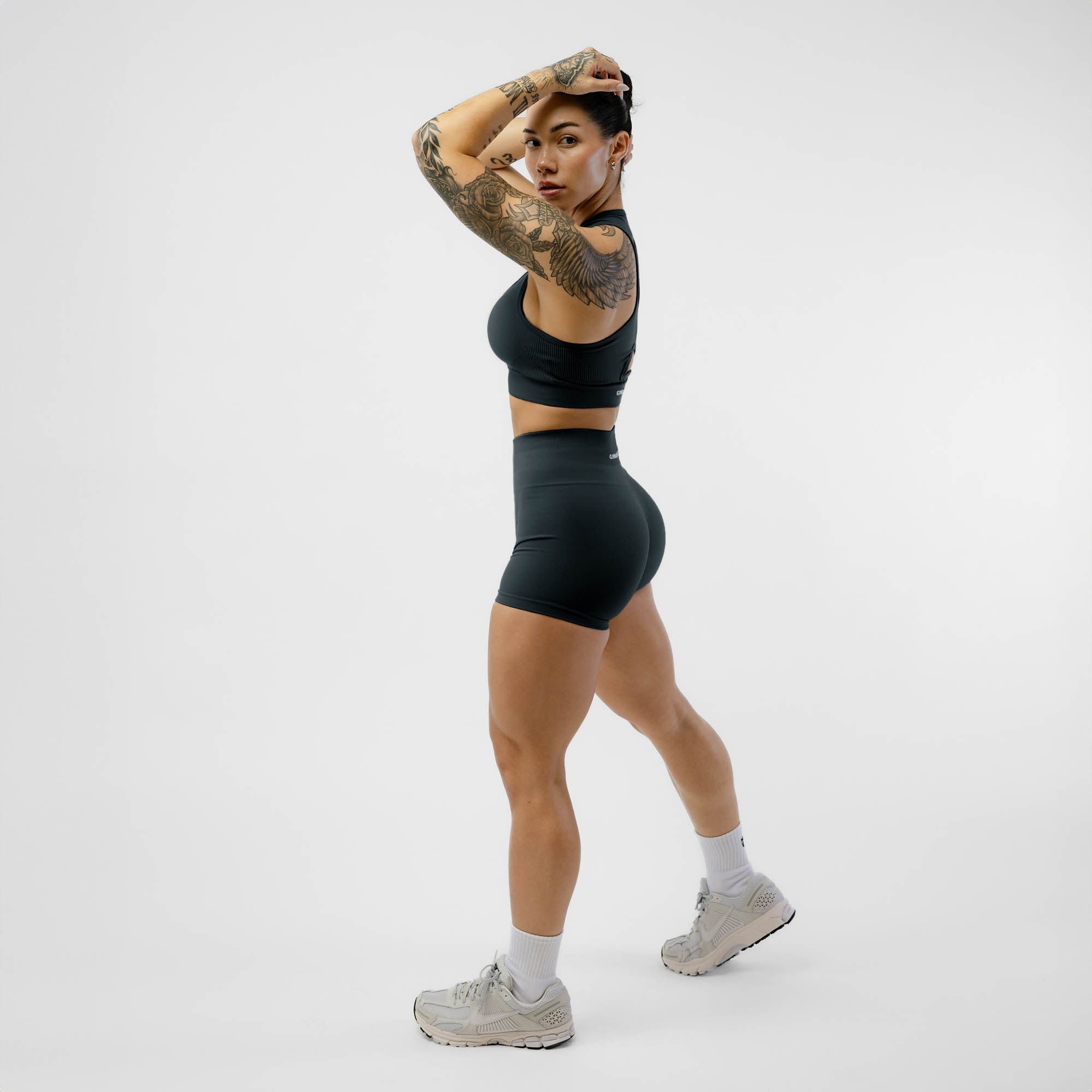 legacy shorts charcoal side full