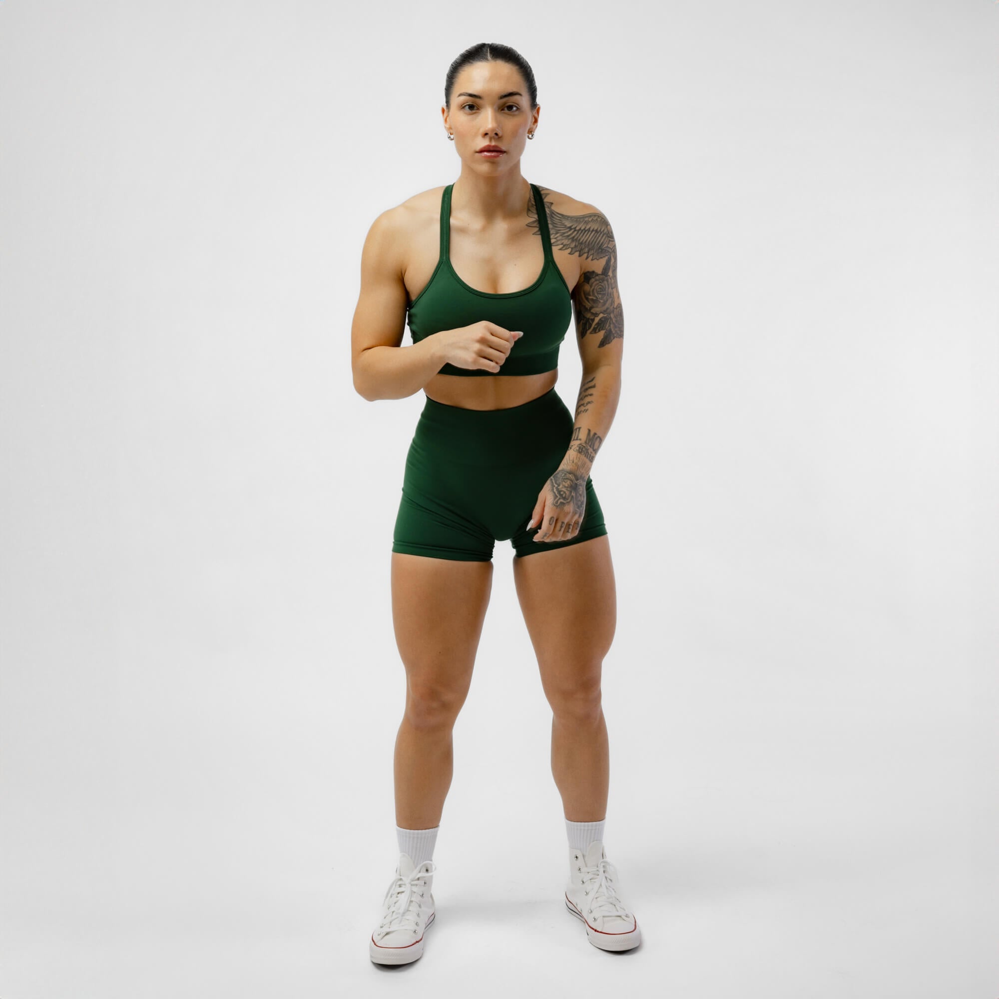 legacy shorts evergreen front full