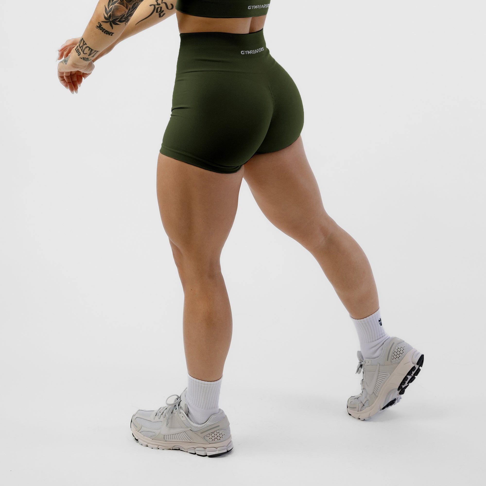 legacy shorts ranger green back