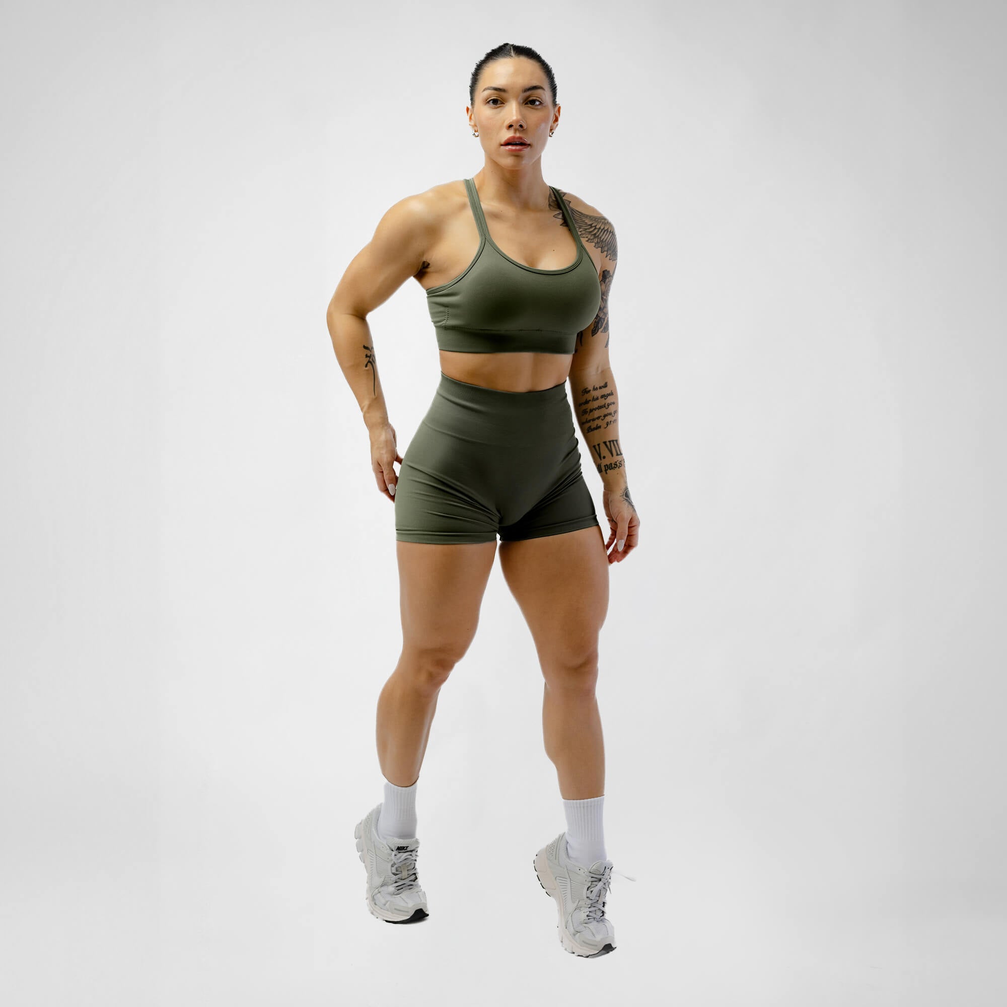 legacy shorts vintage green front full
