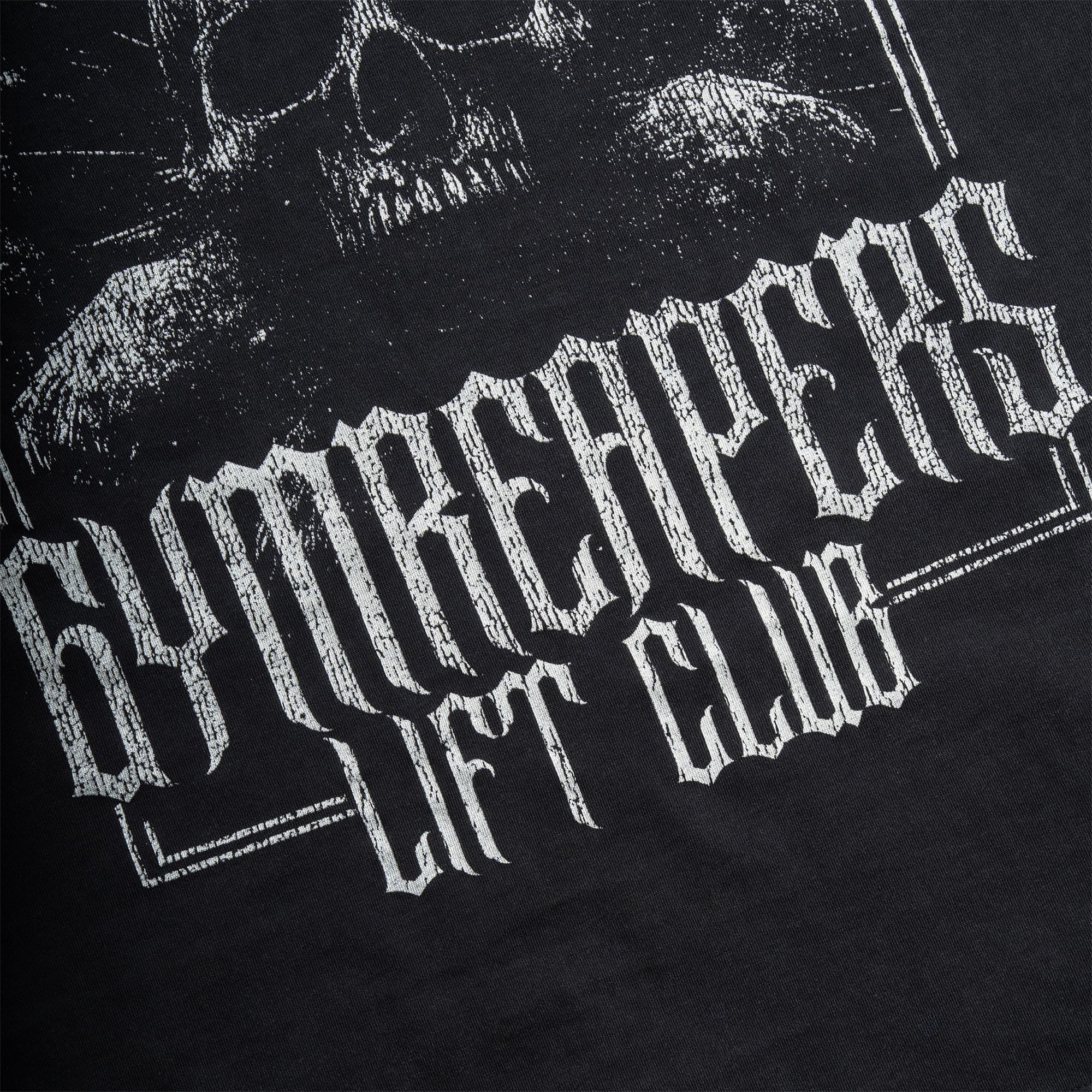 MMXIV Lift Club Tee close up of back graphic