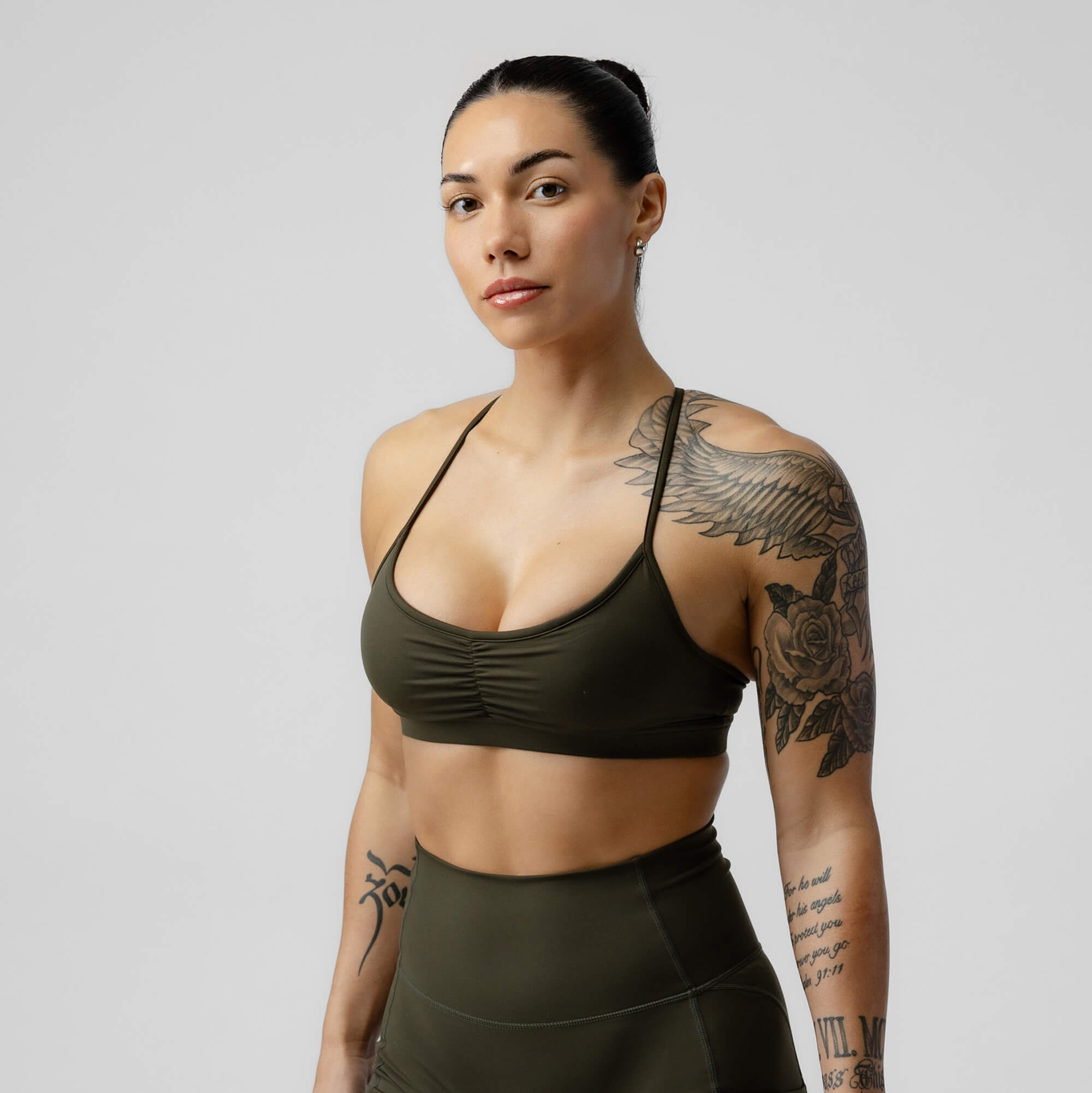 strive bra forest green main