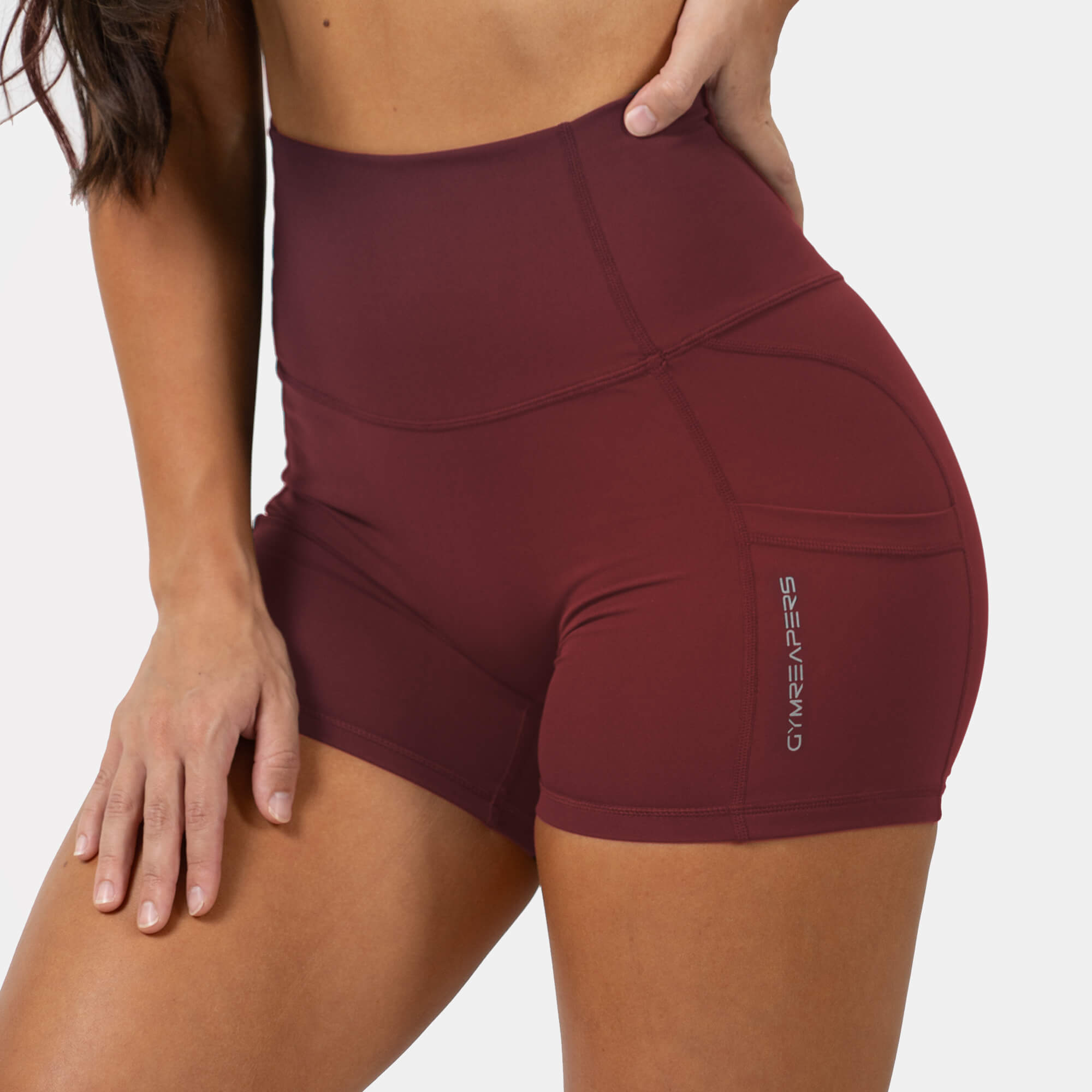 victory shorts ember red side